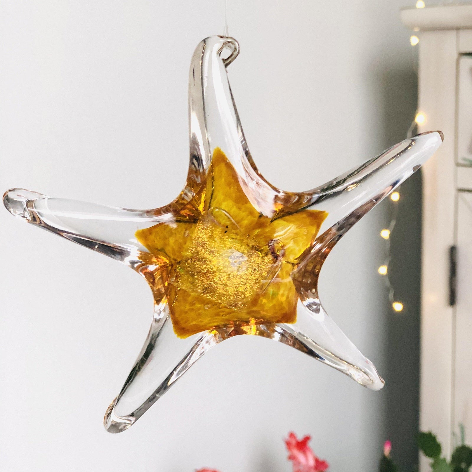 November Birthstone Hanging Star Luke Adams Glass Blowing Studio 