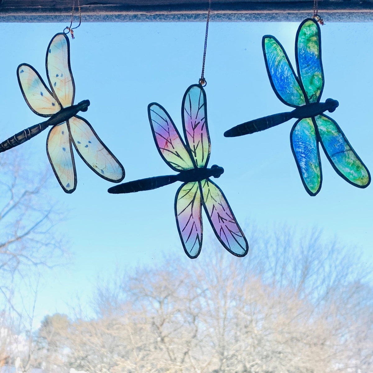 Dragonfly Suncatcher 4 Ornament Kubla Craft 