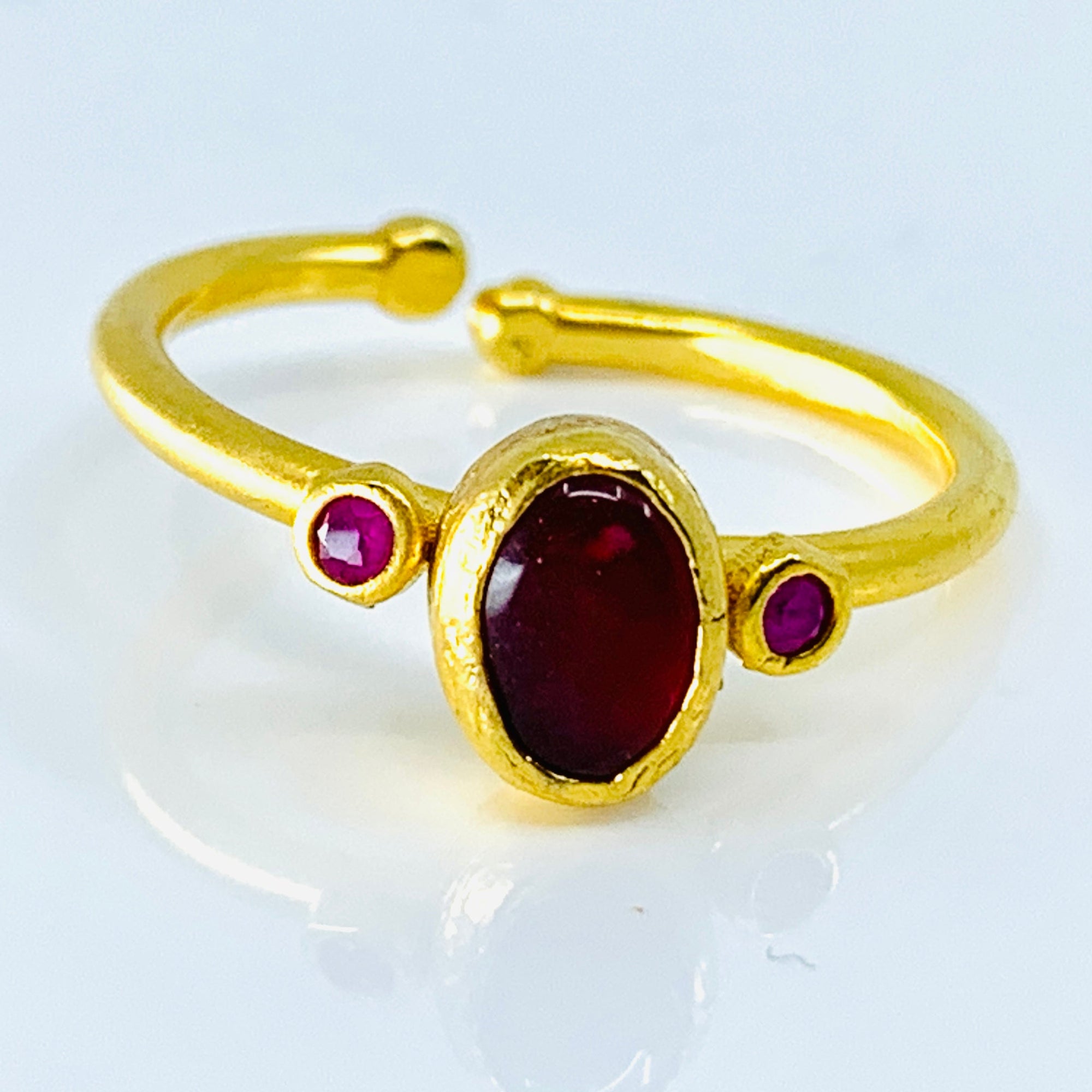 Turkish Brass Adjustable Ring 16 Jewelry Ikat Jewelry 