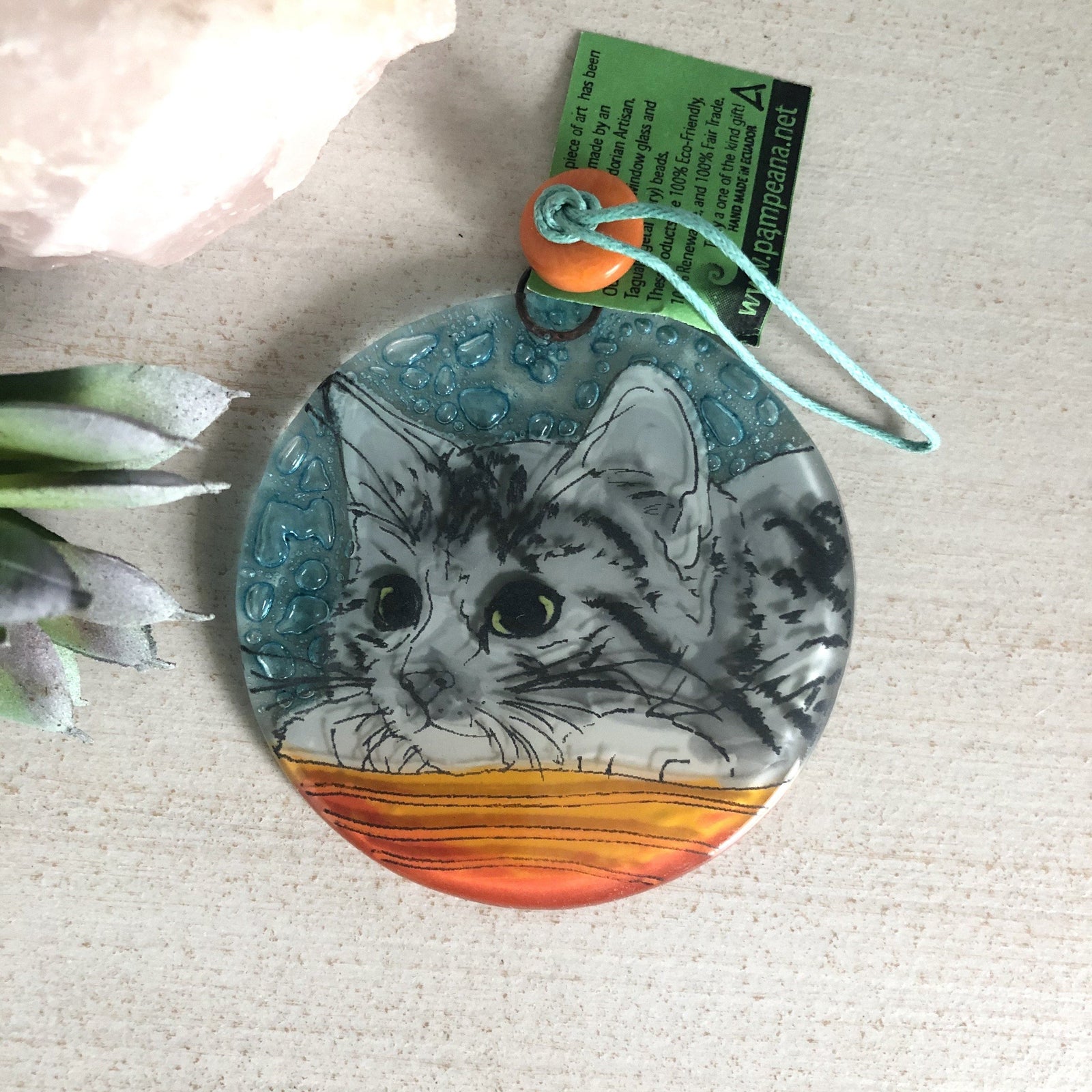 Fair Trade Ornament 74 Luke Adams Glass Blowing Studio 