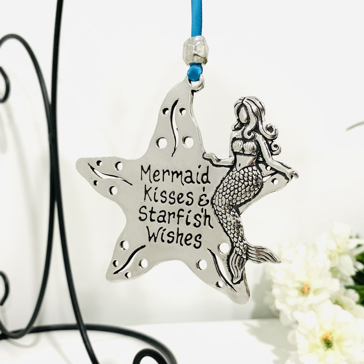 Mermaid Ornament - Mermaid Kisses &amp; Starfish Wishes Basic Spirit 