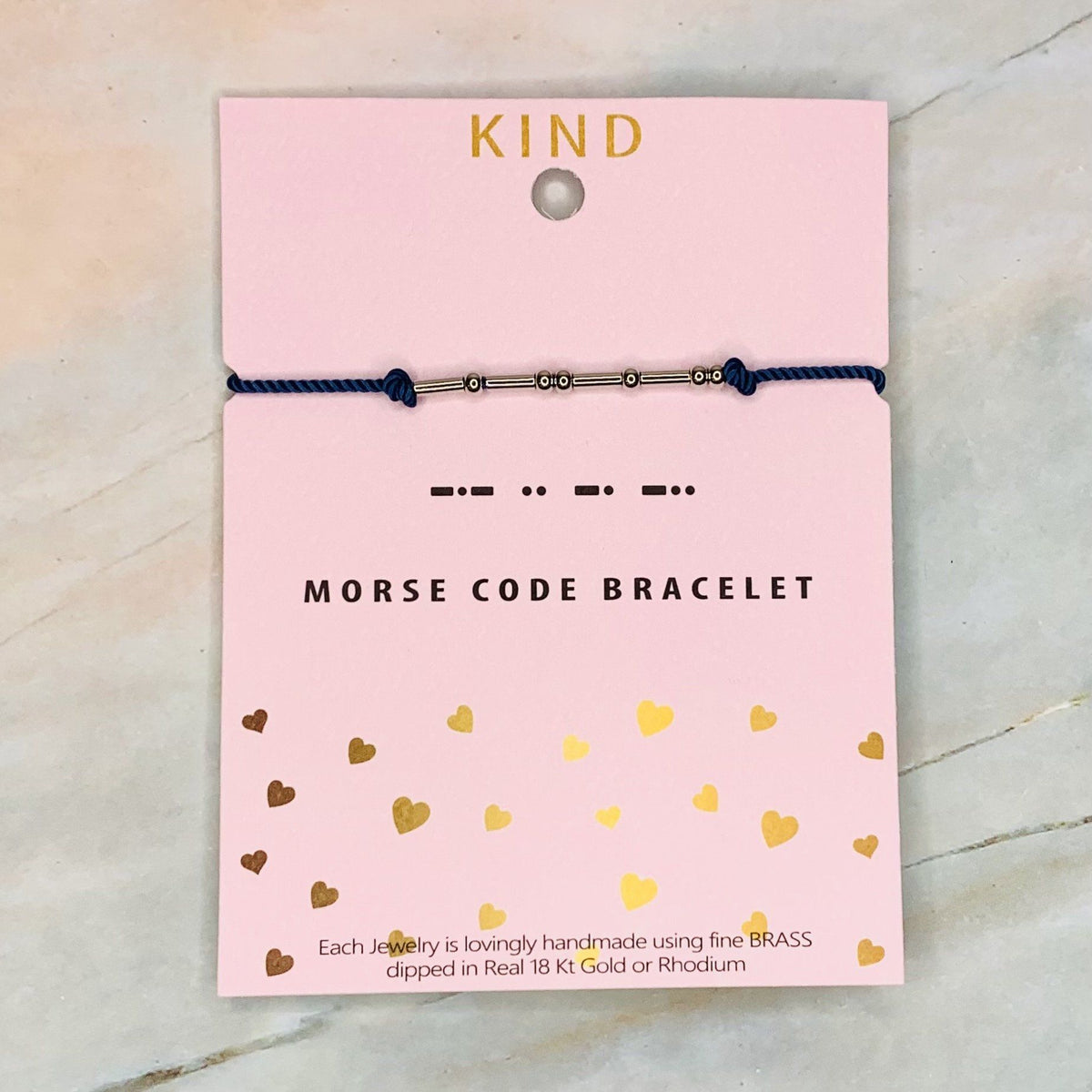 Morse Code Bracelet Jewelry Lauren-Spencer Kind 