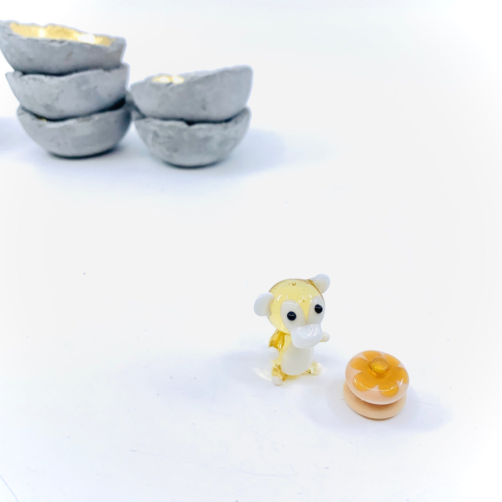 Tiny Animal Set 127 Pancake Party Miniature - 