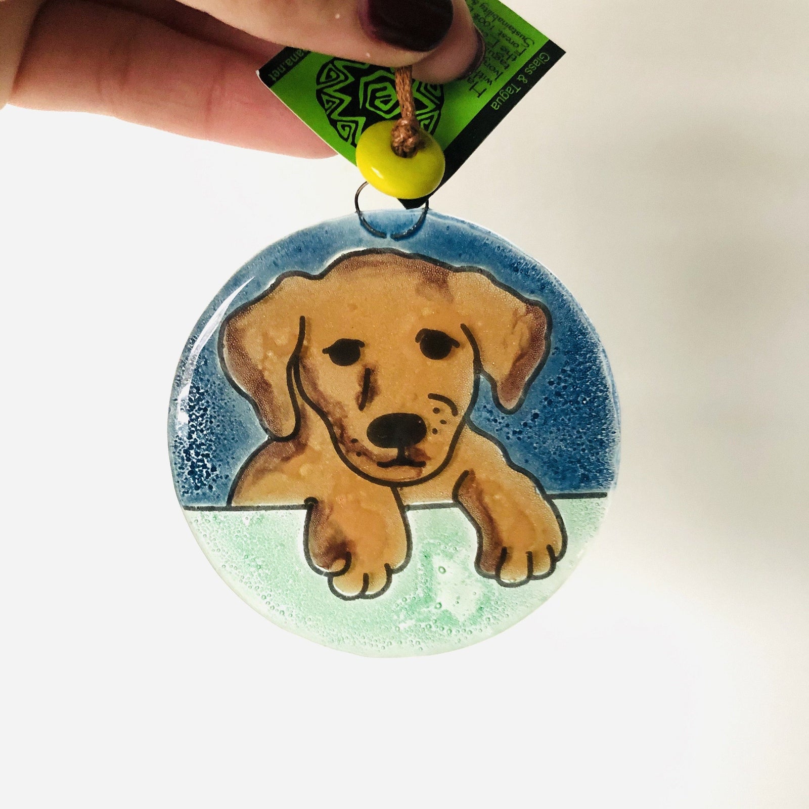 Fair Trade Ornament 117 Luke Adams Glass Blowing Studio 