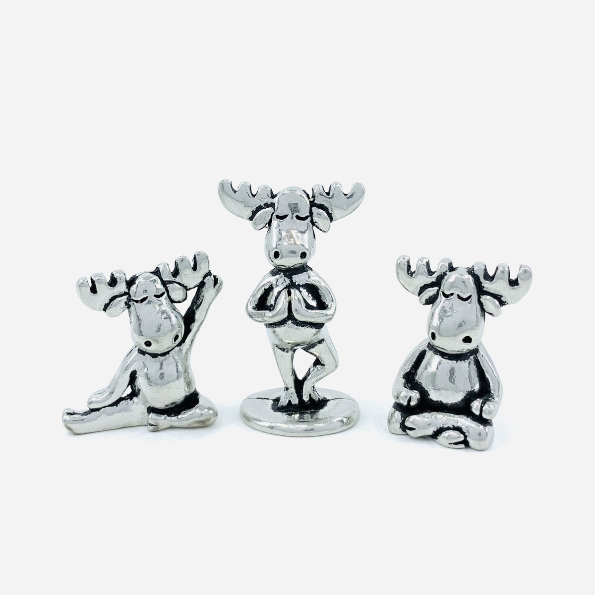 Miniature 3pc. Yoga Moose Set Miniature Basic Spirit 