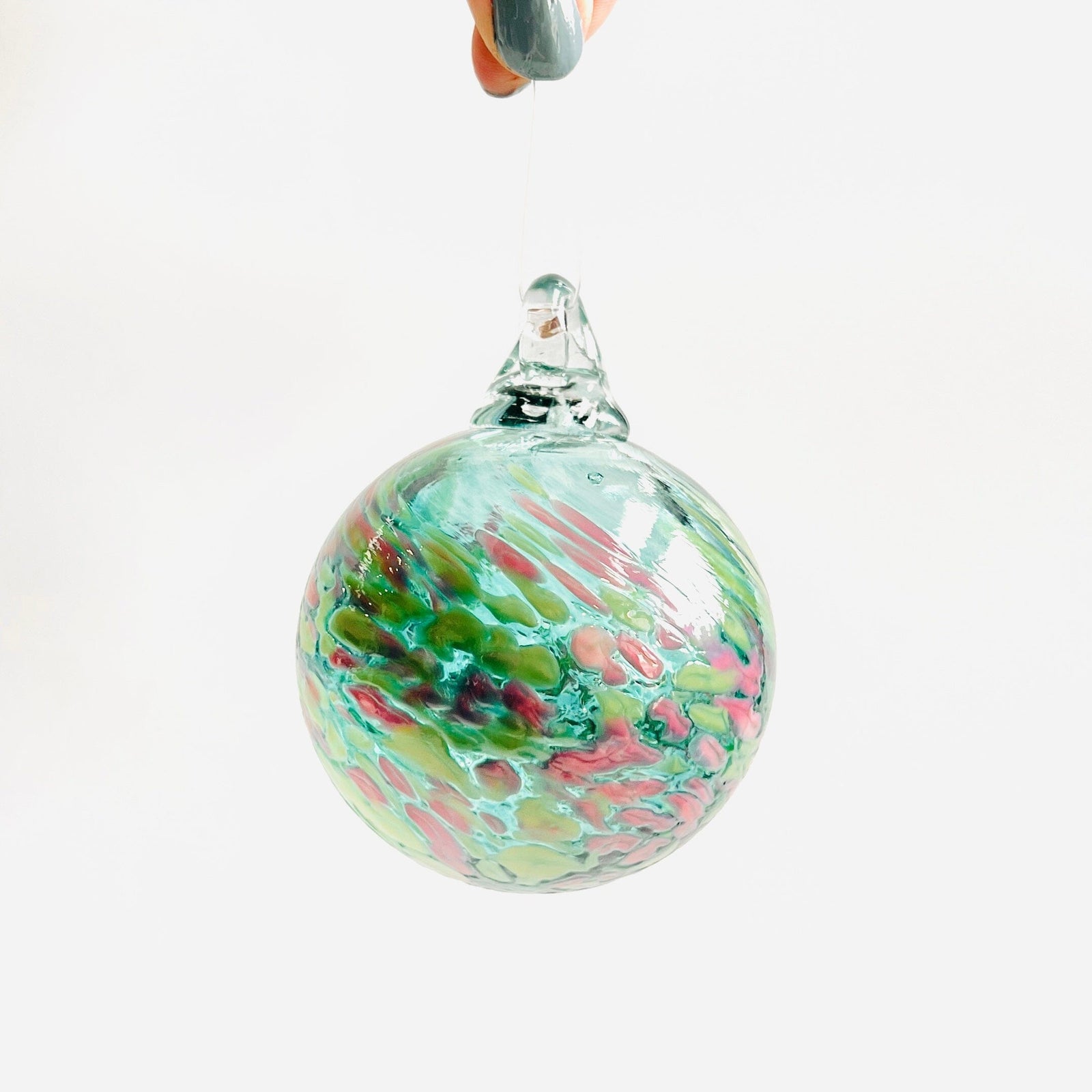 Mini 3" Ornament, Monet Ornament Luke Adams Glass Blowing Studio 