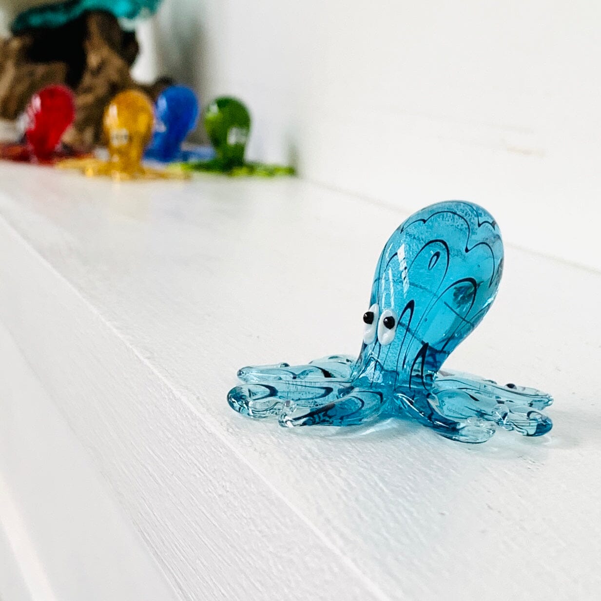 Glass Octopus, Aqua Miniature Chesapeake Bay 