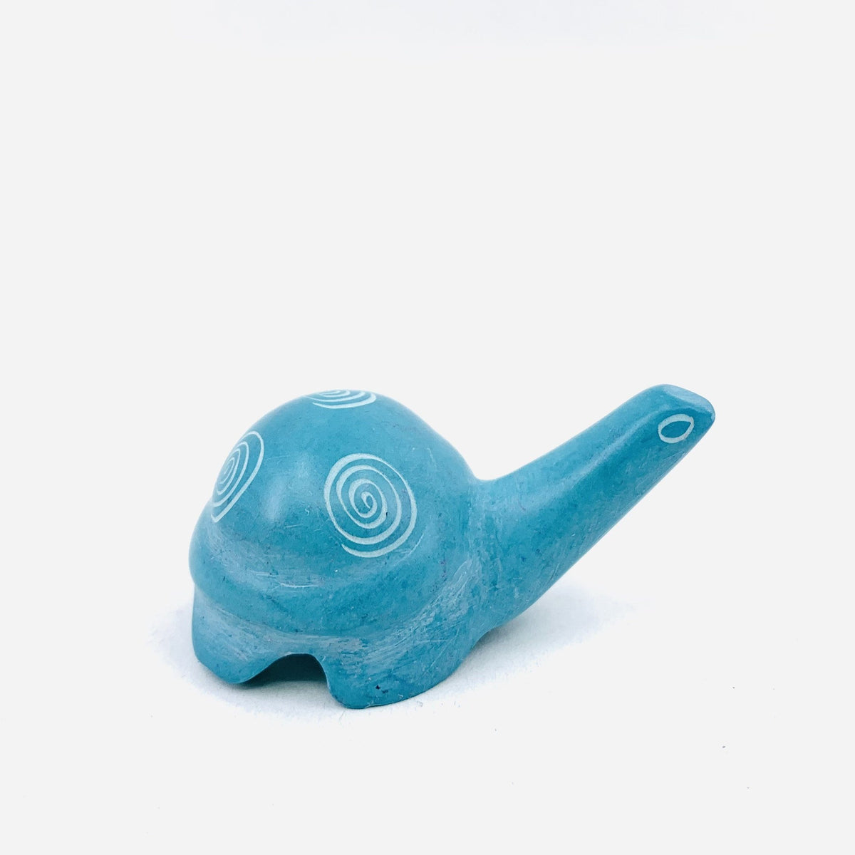 Carved Small Animals, Turtles Venture Imports Teal 