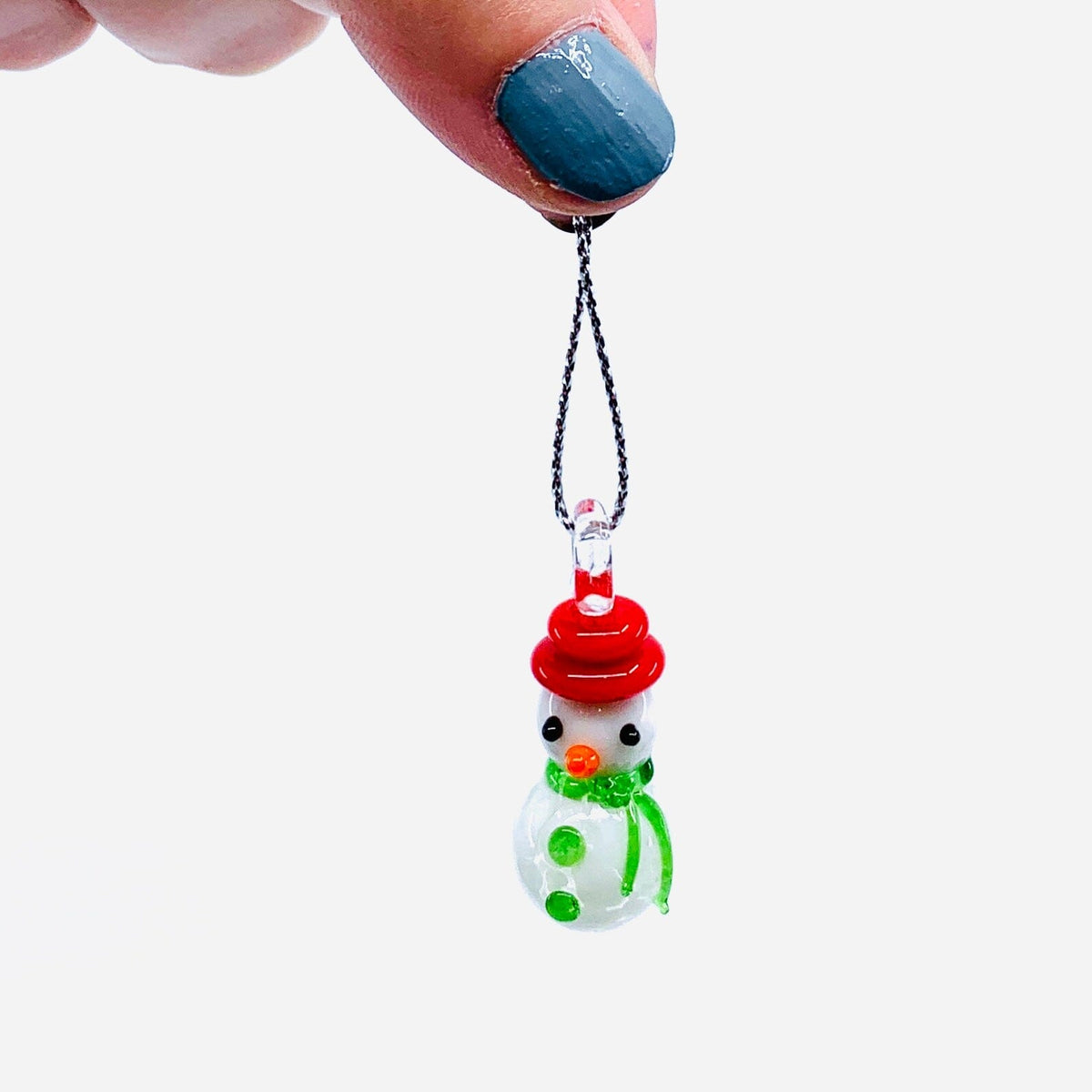 Tiny Snowman Ornament Miniature - 