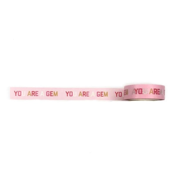 Washi Tape Rolls Accessory Golden Gems You Are a Gem 