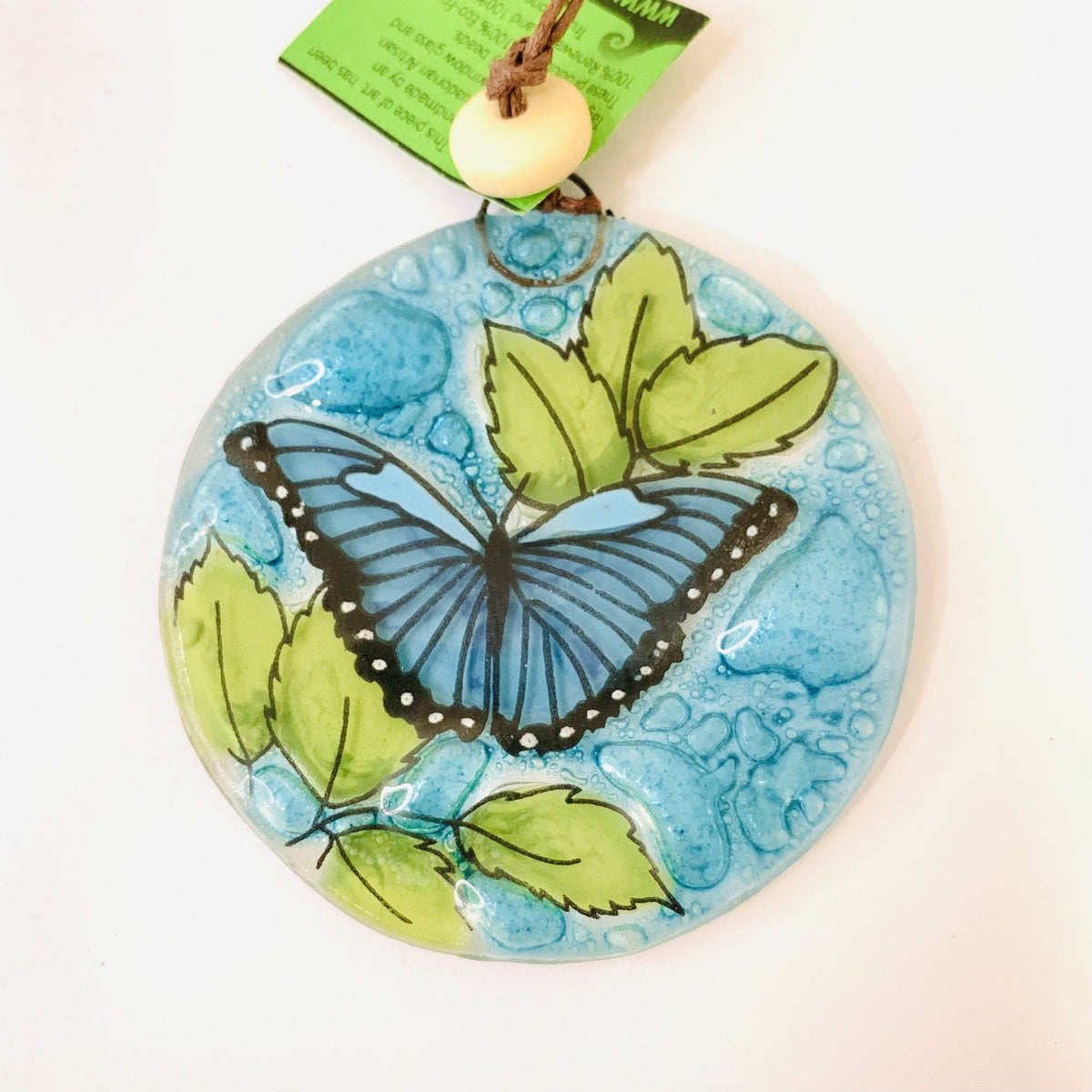 Fair Trade Ornament 170 Blue Butterfly Ornament Pam Peana 