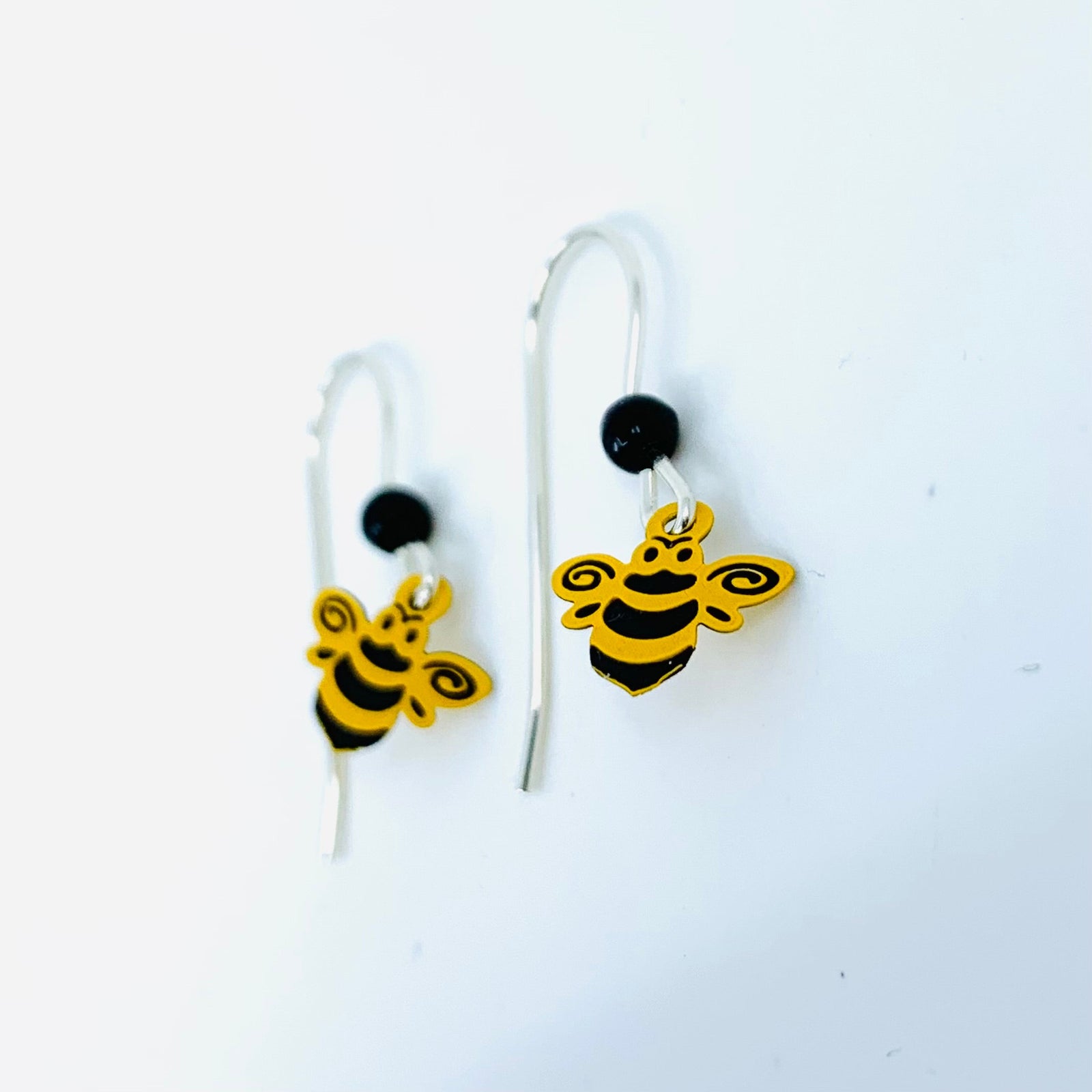 Tiny Whimsical Earrings, Bumblebee Jewelry Sienna Sky 