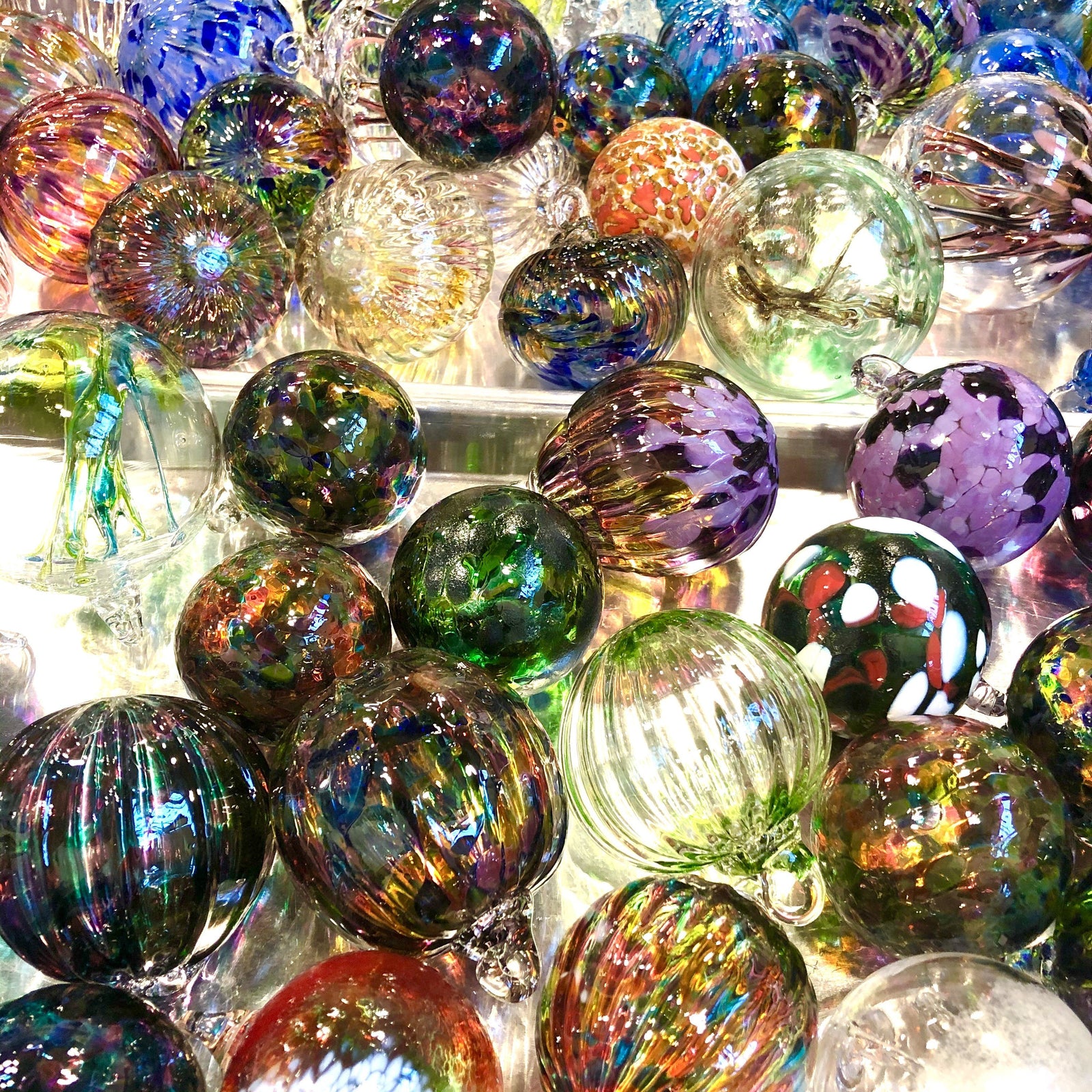 Daily Ornament Trio Ornament Luke Adams Glass Blowing Studio 