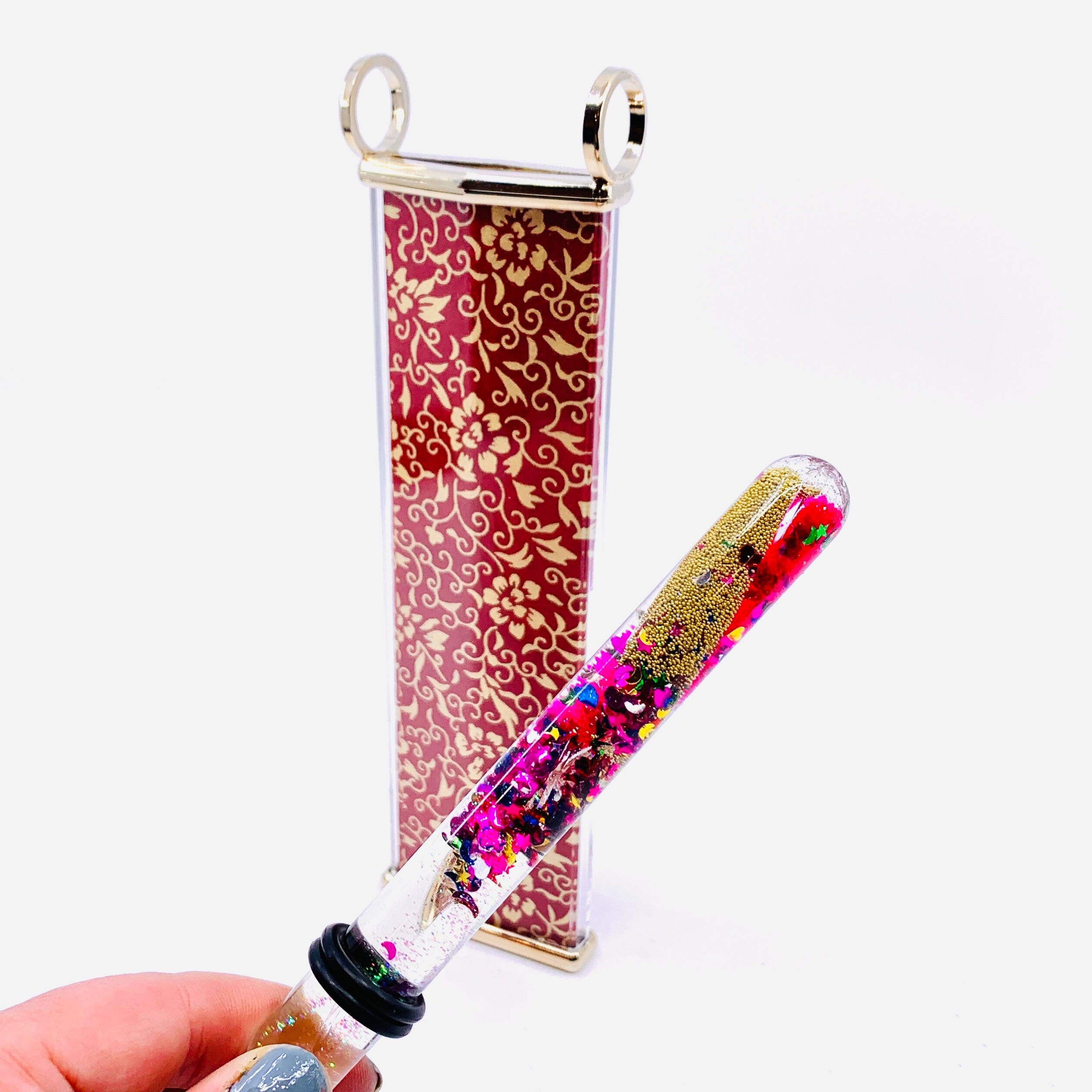 Kaleidoscope, Red - Luke Adams Glass Blowing Studio