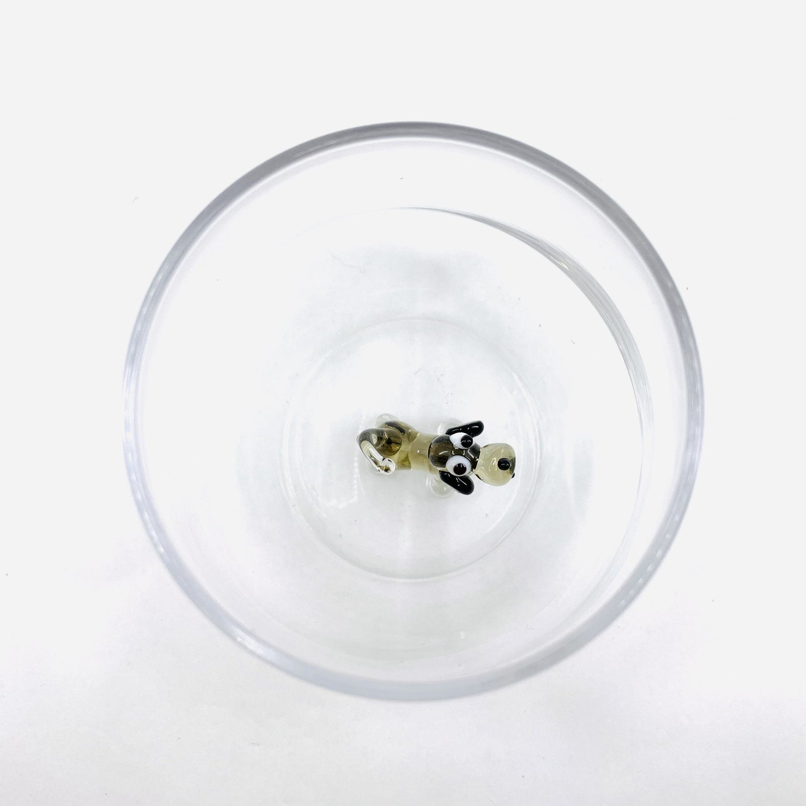 Tiny Animal Wine Glass, Dog Decor MiniZoo 