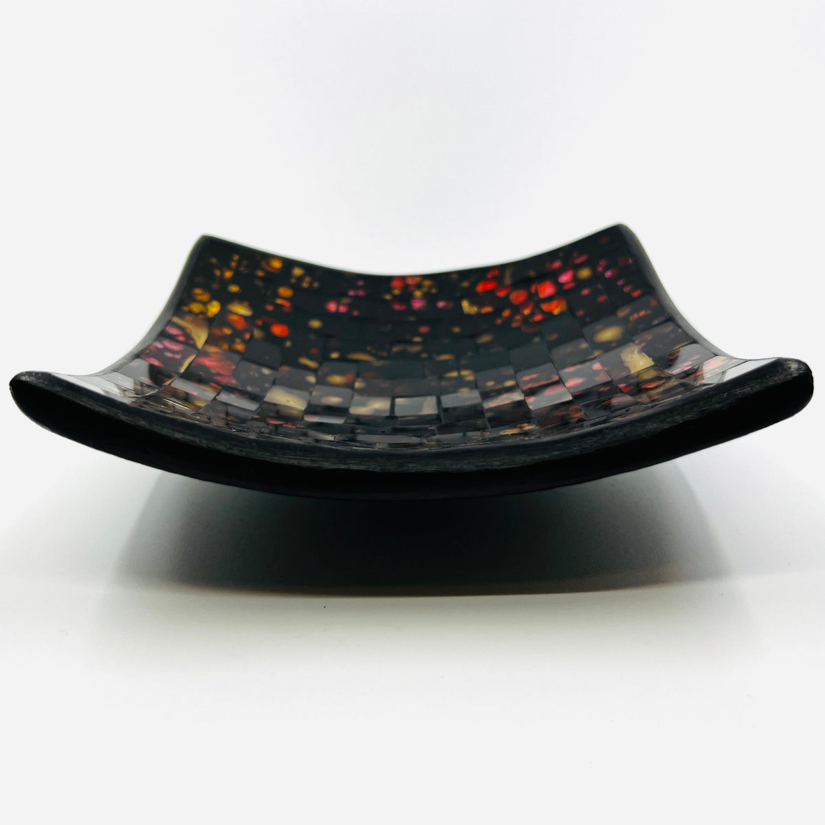 Glass Mosaic Dish, Onyx Decor M. S. Tropical Enterprises 