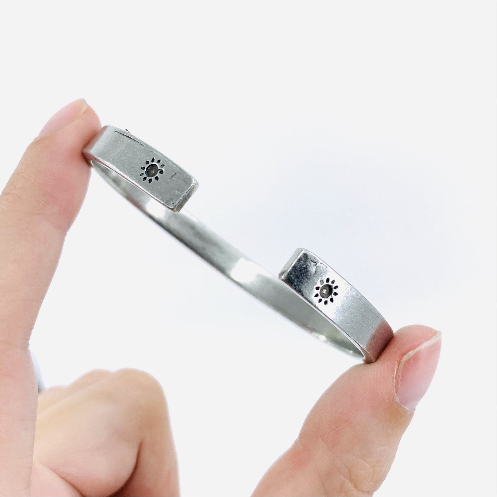 Pewter Cuff Bracelet, You Are My Sunshine Whitney Howard Designs 