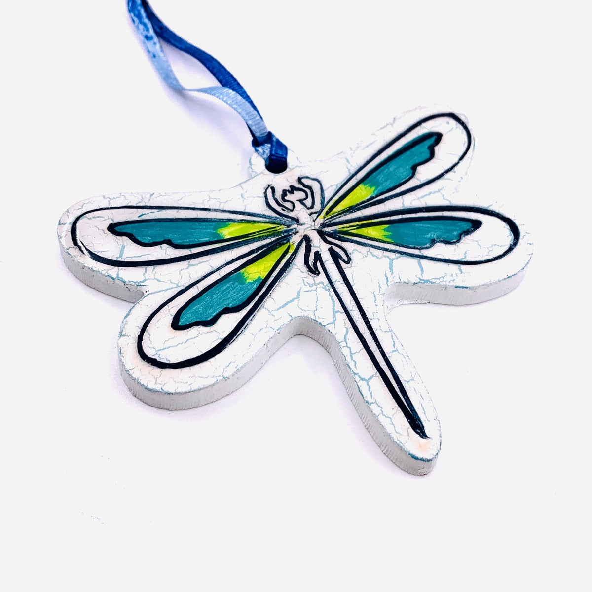 Recycled Wood Ornament, Dragonfly Ornament Pam Peana 