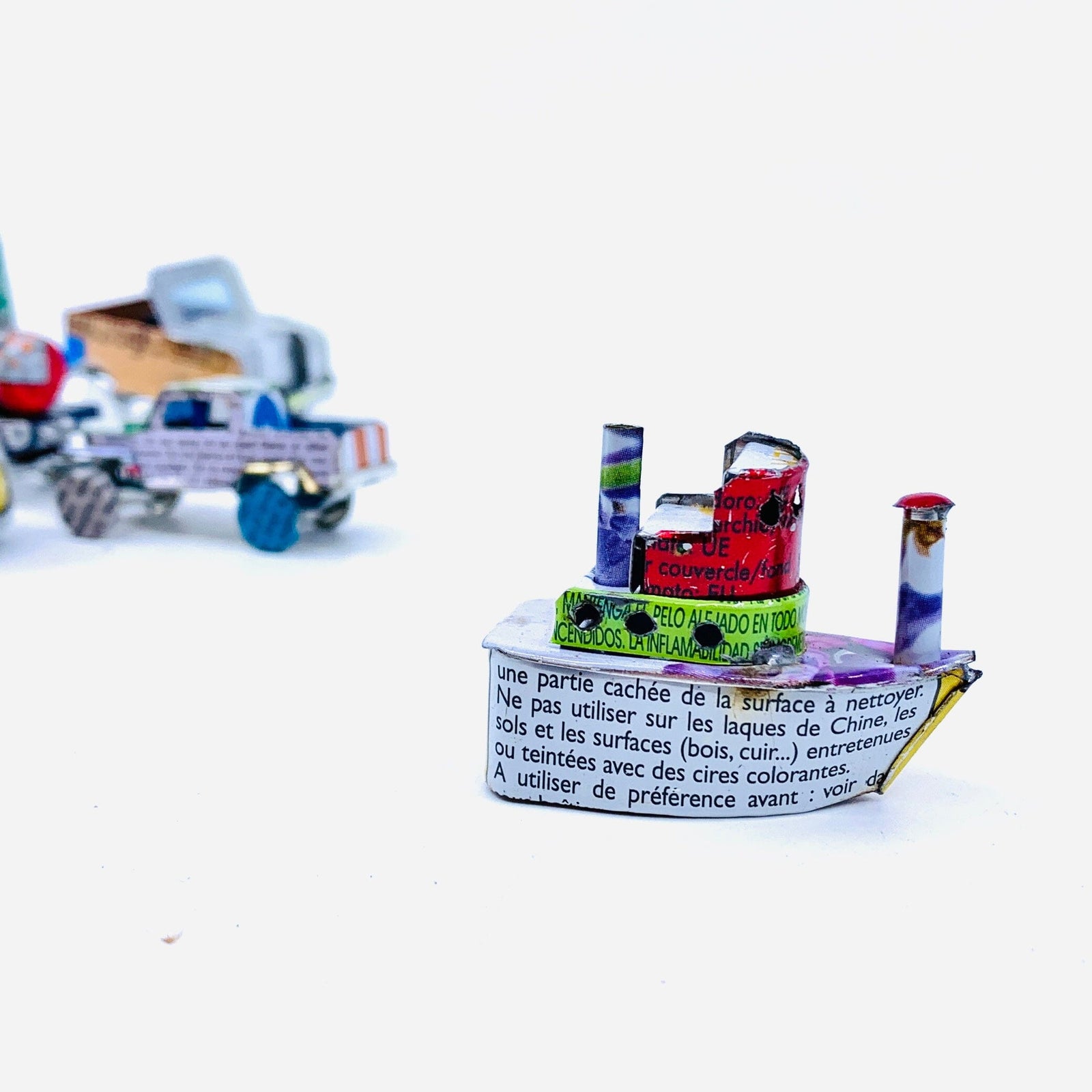 Tiny Tin Vehicles Miniature East Africa Co. Boat 