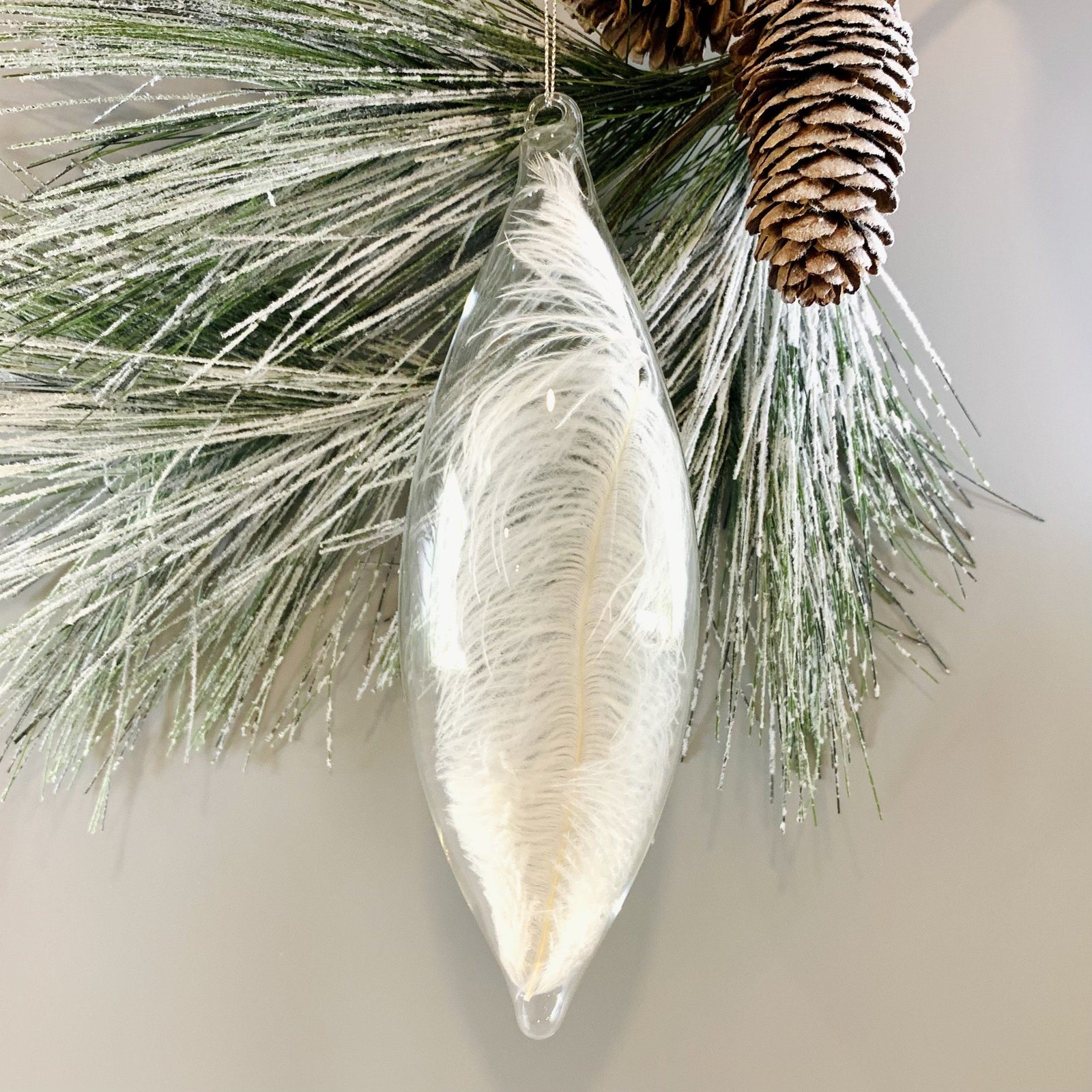 Angel Feather Ornament Manufactured Overseas 