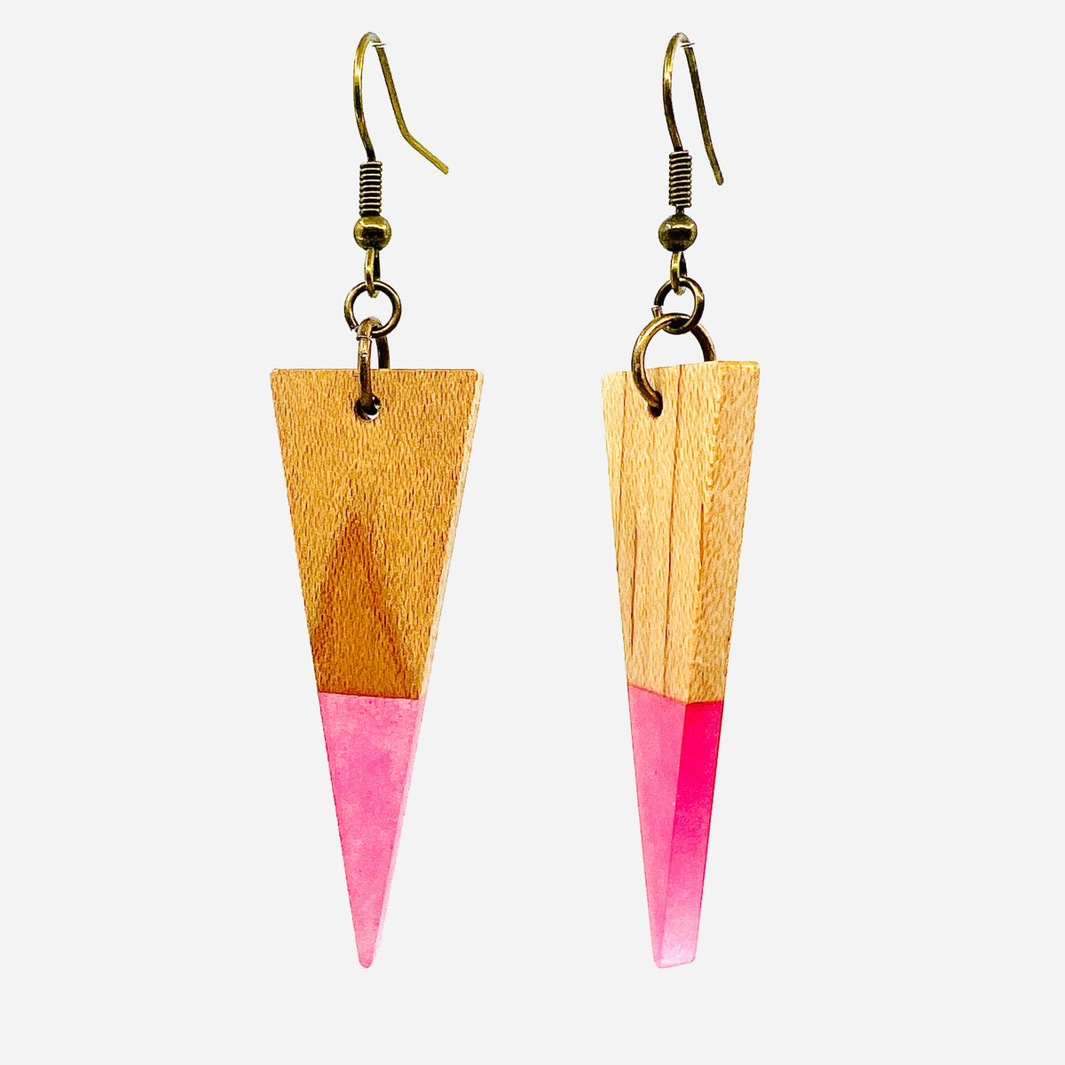 Creamsicle Wooden Earrings Second Nature Jewelry Cotton Candy 