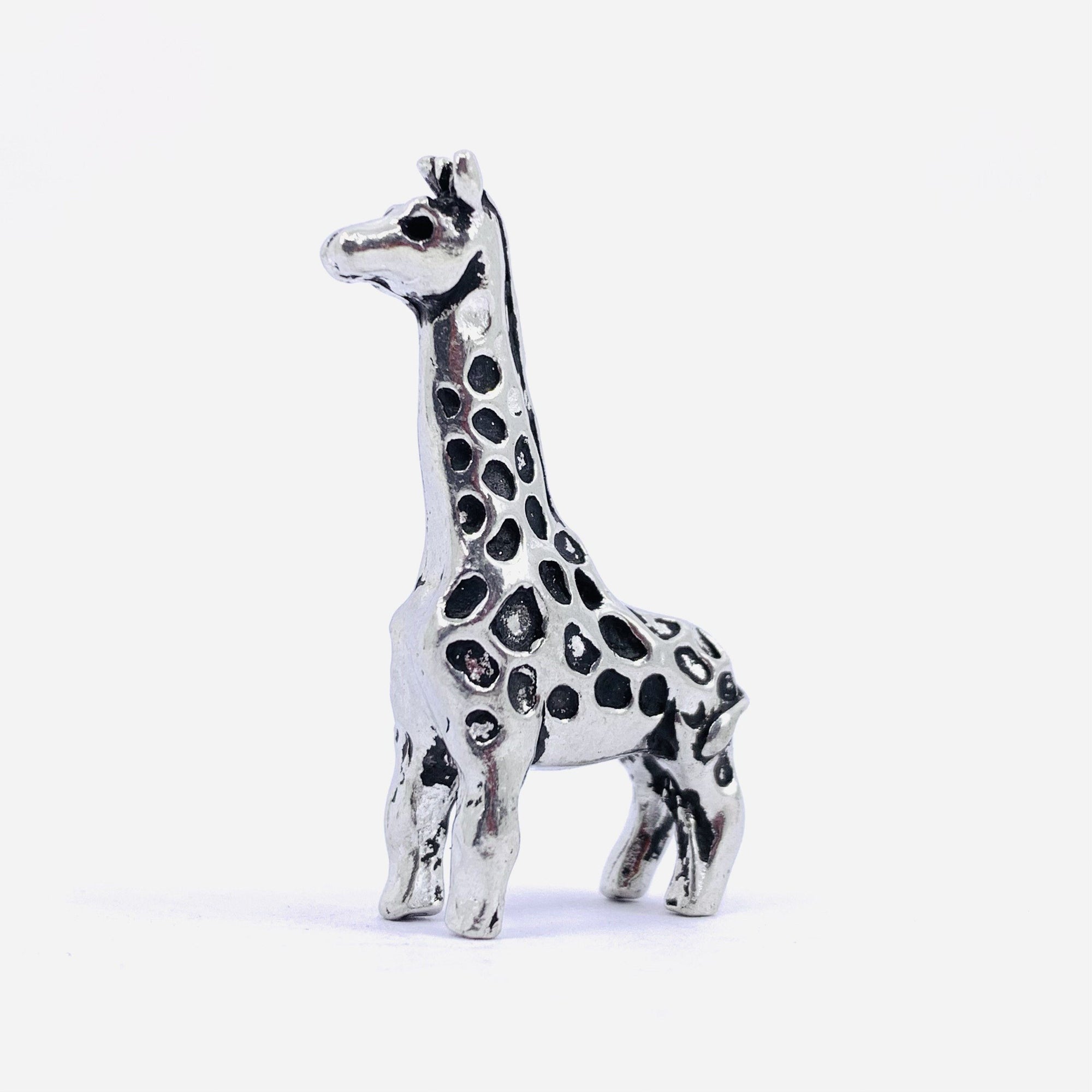 Miniature Pewter Figurine, Giraffe Basic Spirit 