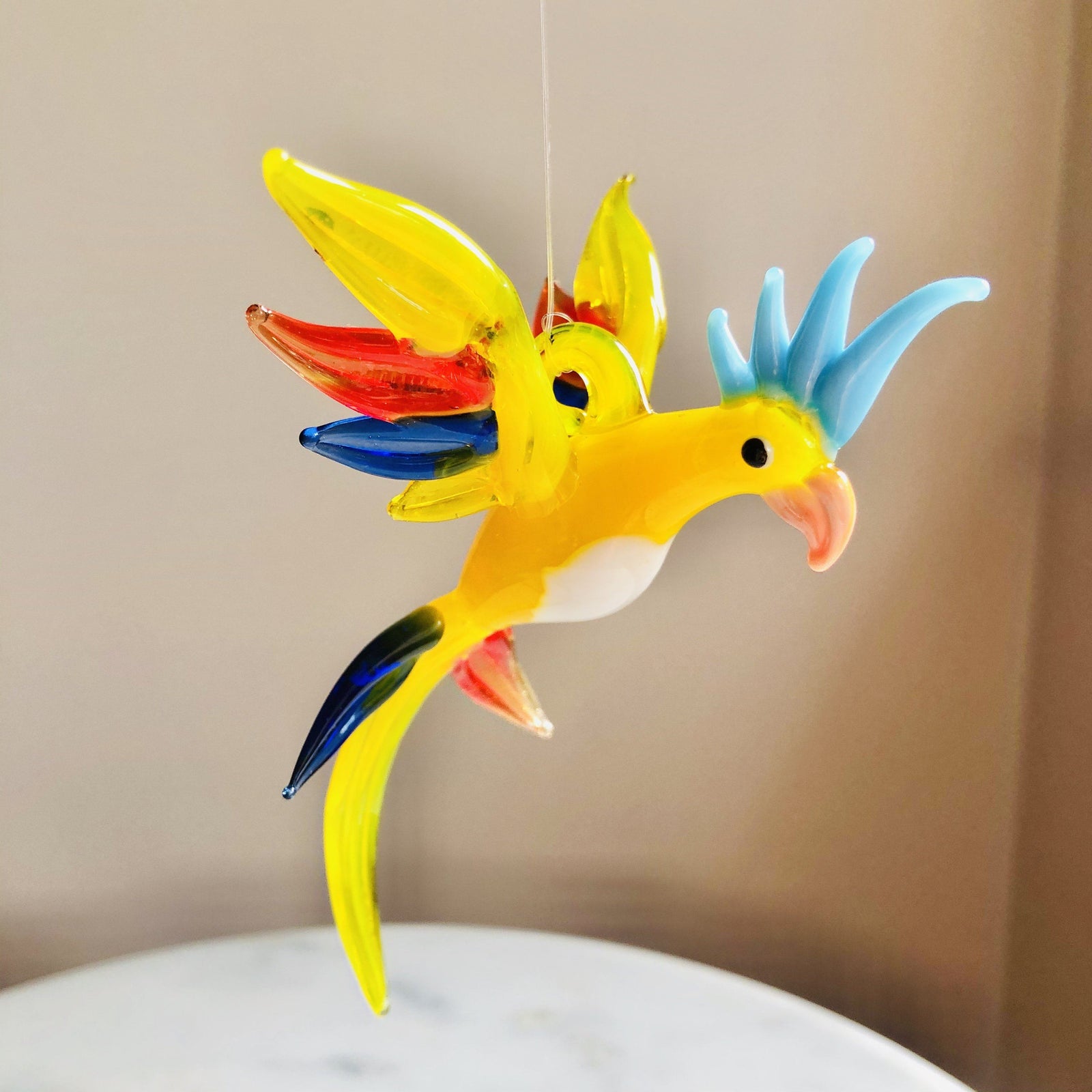 Tropical Bird 3 Luke Adams Glass Blowing Studio 