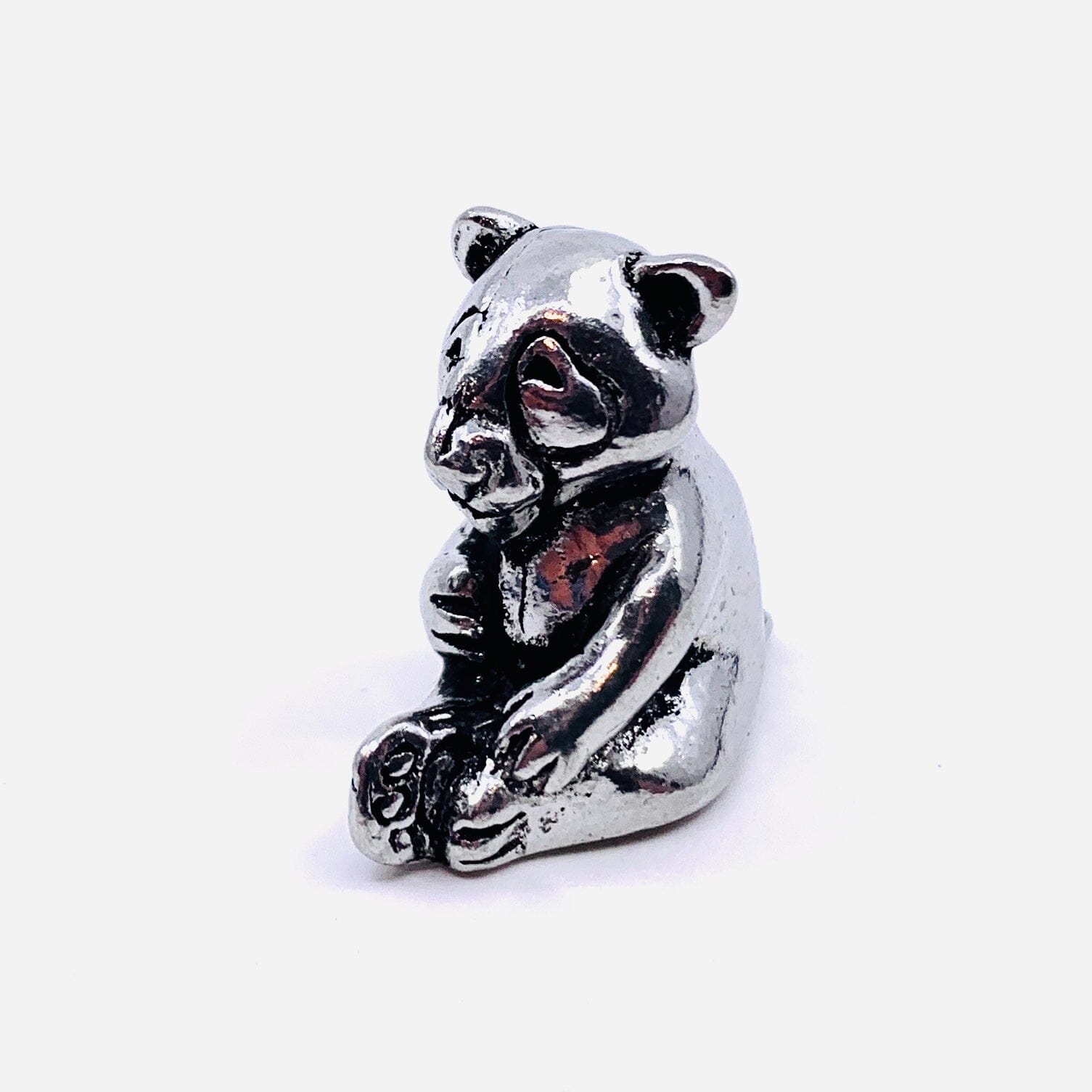 Miniature Pewter Figurine, Panda Miniature Basic Spirit 