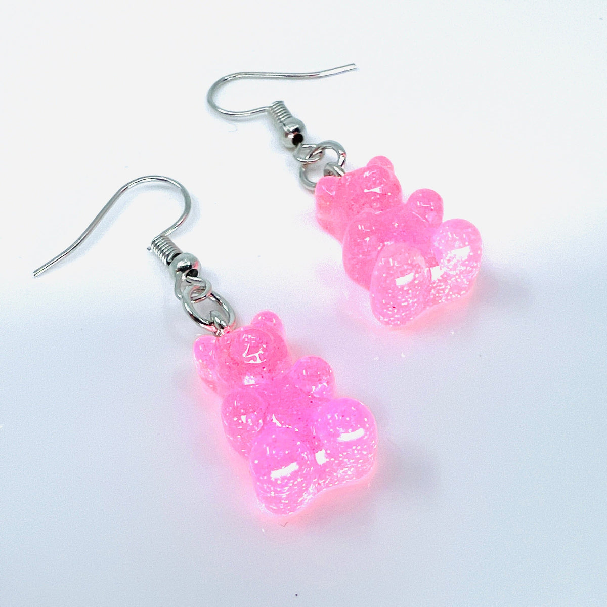 Gummy Bear Earrings Jewelry - Pink 