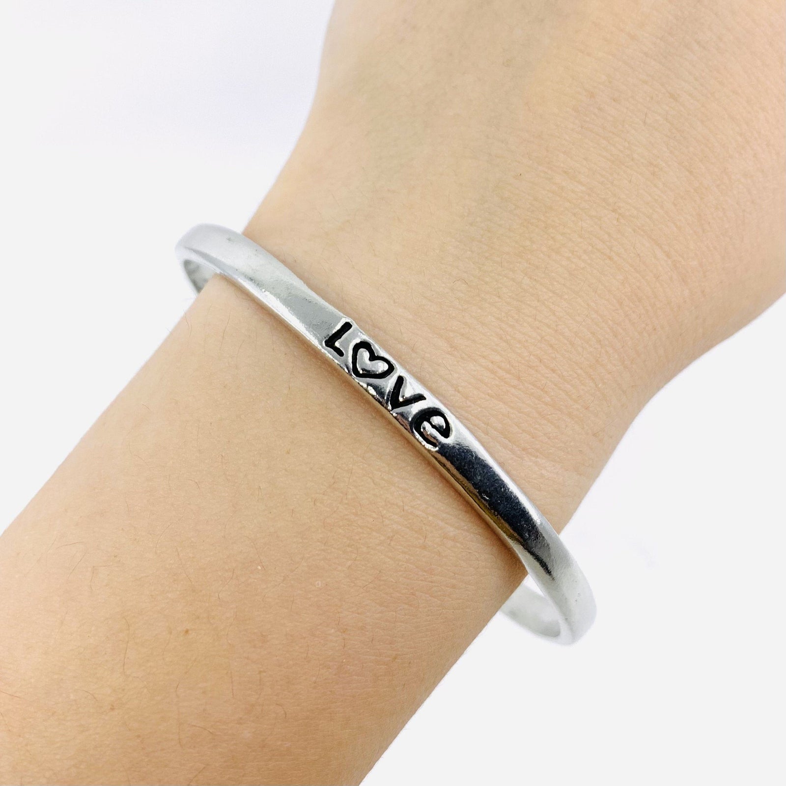 Pewter Bangle, Love Jewelry Basic Spirit 