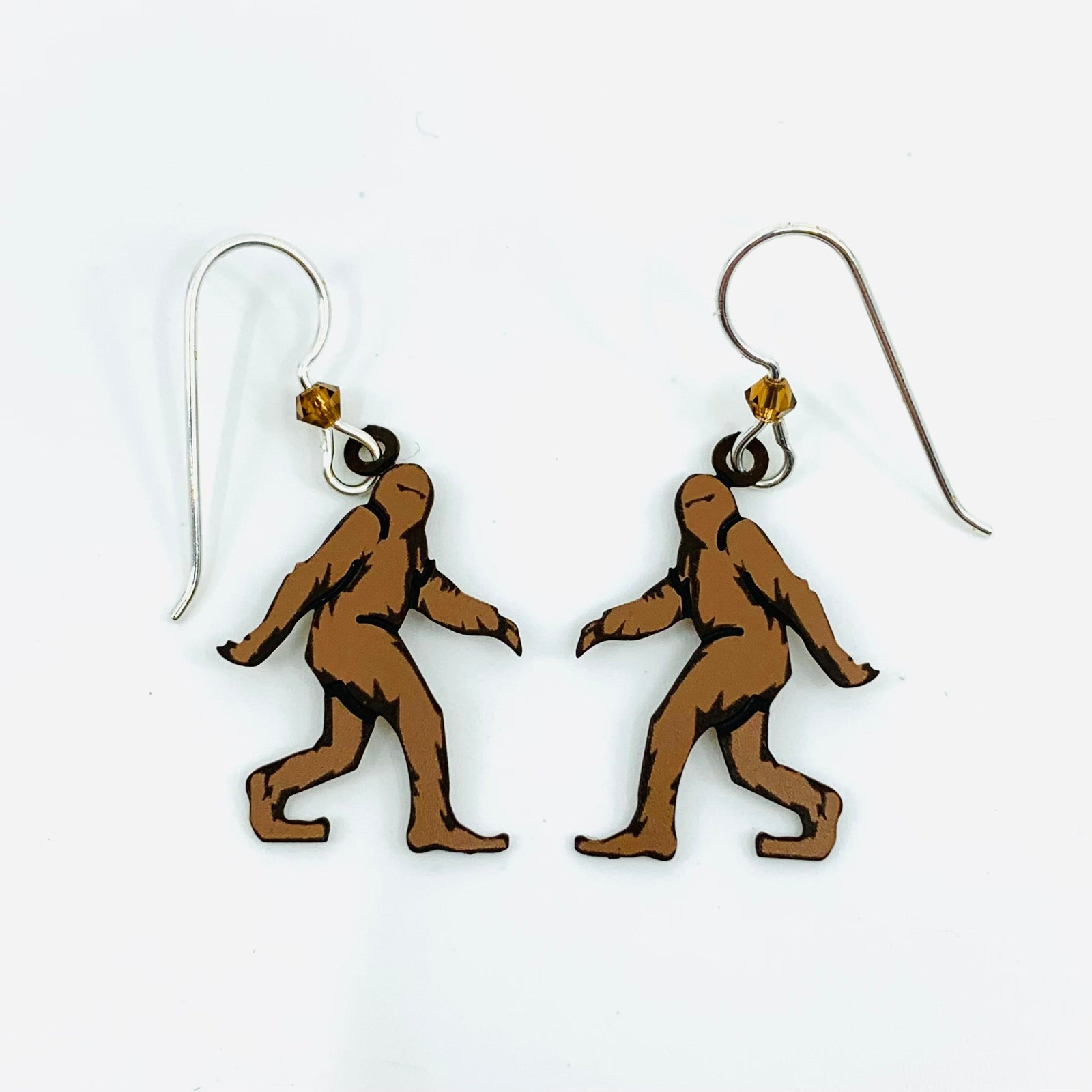 Tiny Whimsical Earrings, Bigfoot Sienna Sky 