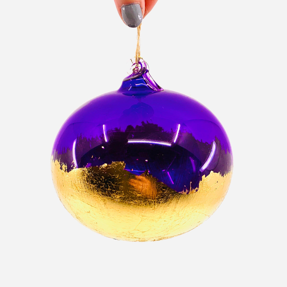 Rainbow Gold Dipped Orb Ornament One Hundred 80 Degrees D 