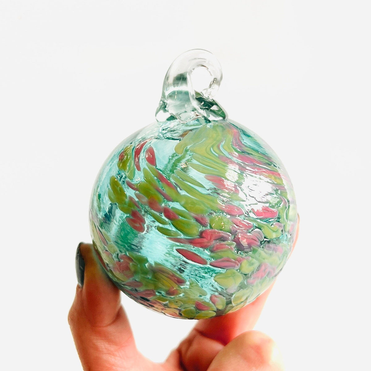 Mini 3&quot; Ornament, Monet Ornament Luke Adams Glass Blowing Studio 
