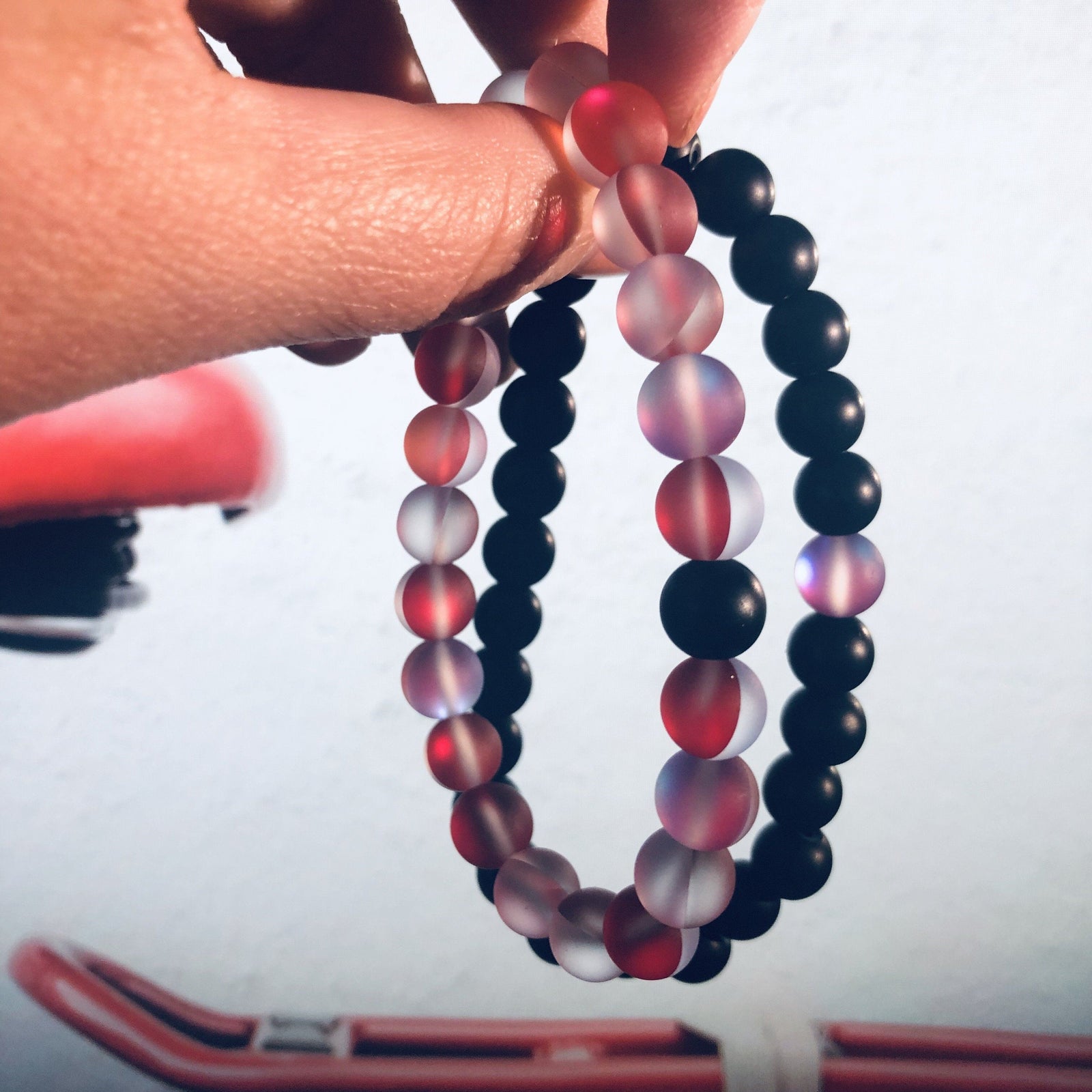 “Missing Piece” soulmate Bracelet Set Luke Adams Glass Blowing Studio 