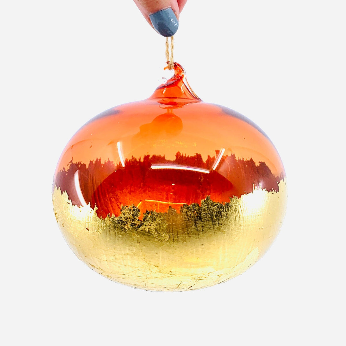 Rainbow Gold Dipped Orb Ornament One Hundred 80 Degrees G 