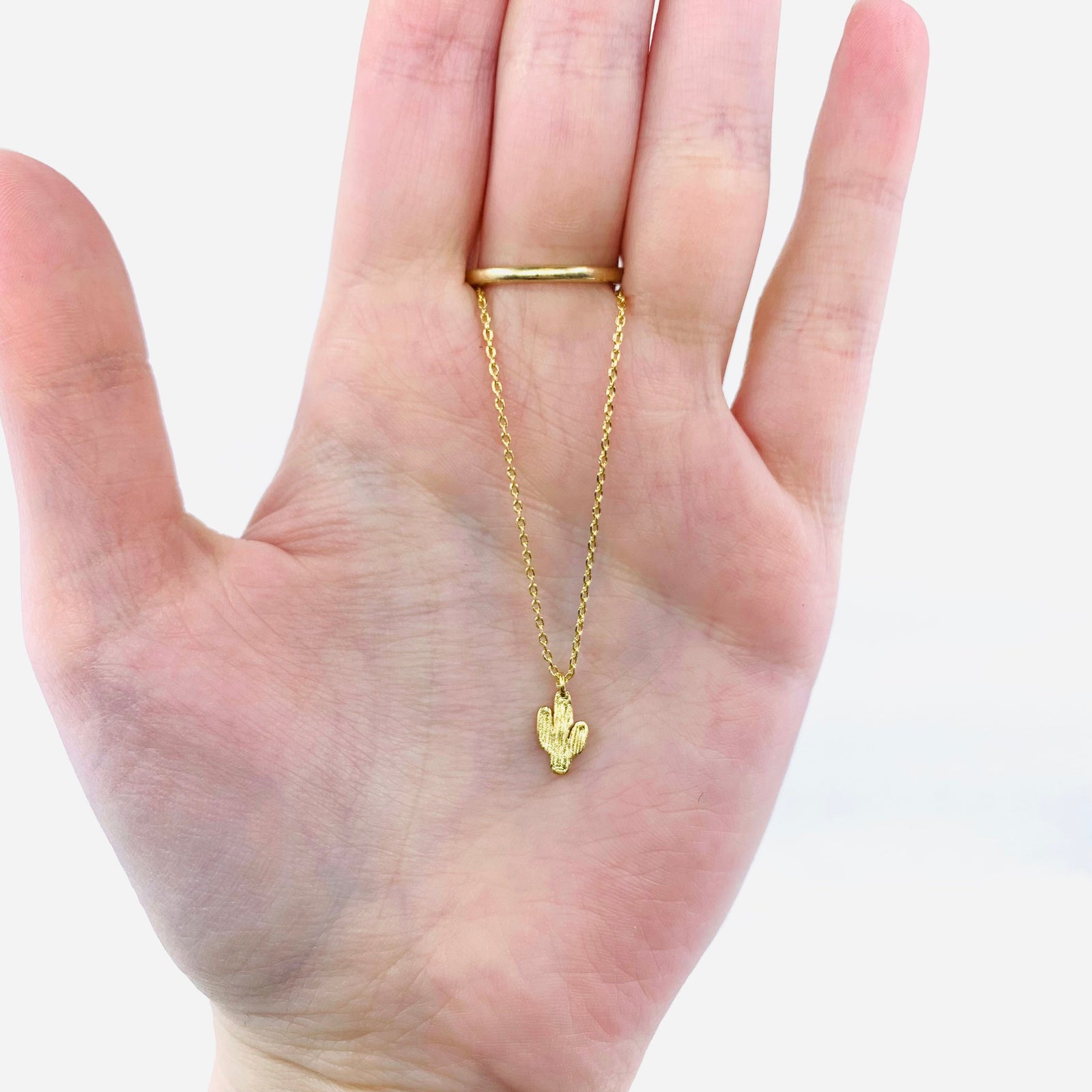 Saguaro Cactus Necklace Jewelry Cloie NY 