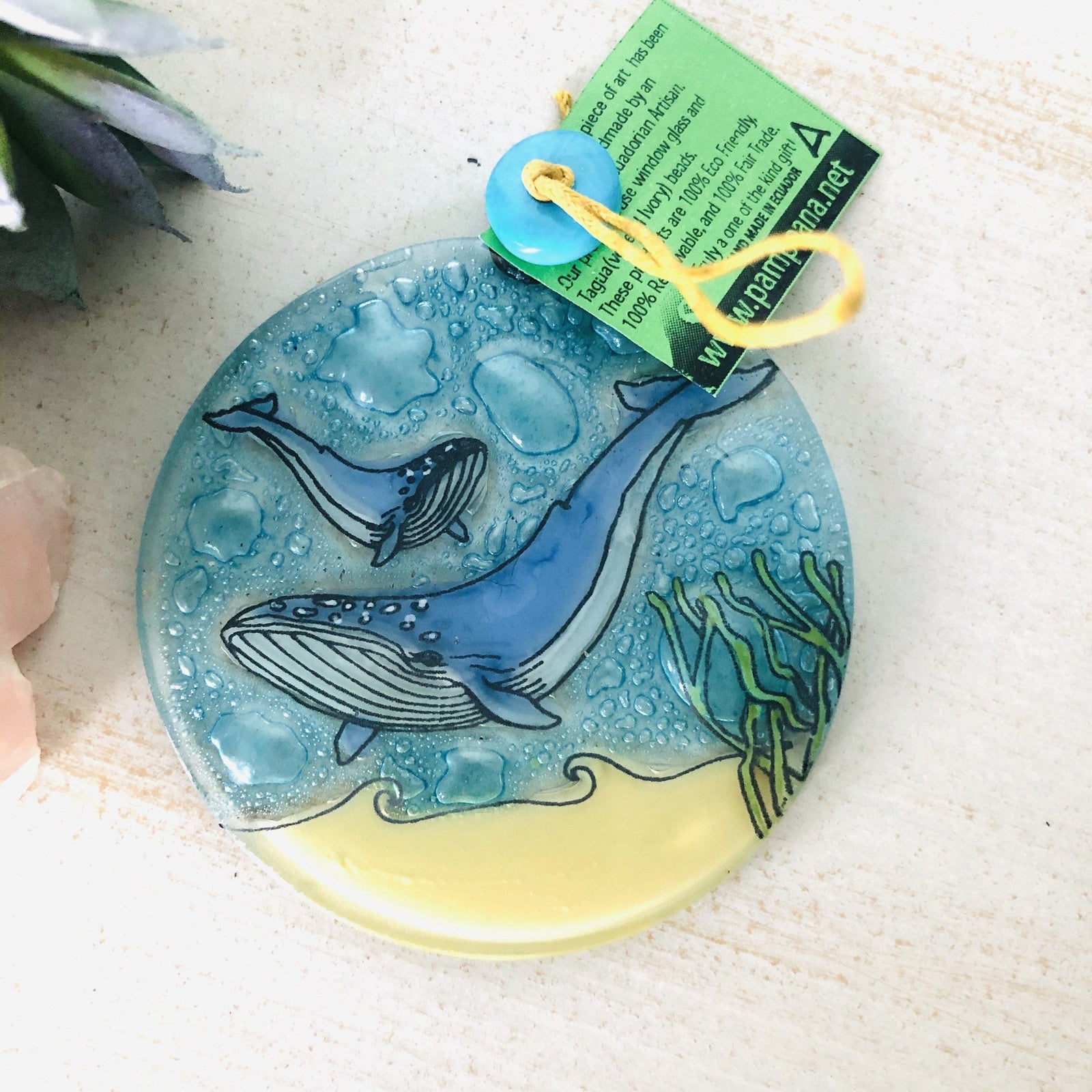 Fair Trade Ornament 130 Luke Adams Glass Blowing Studio 