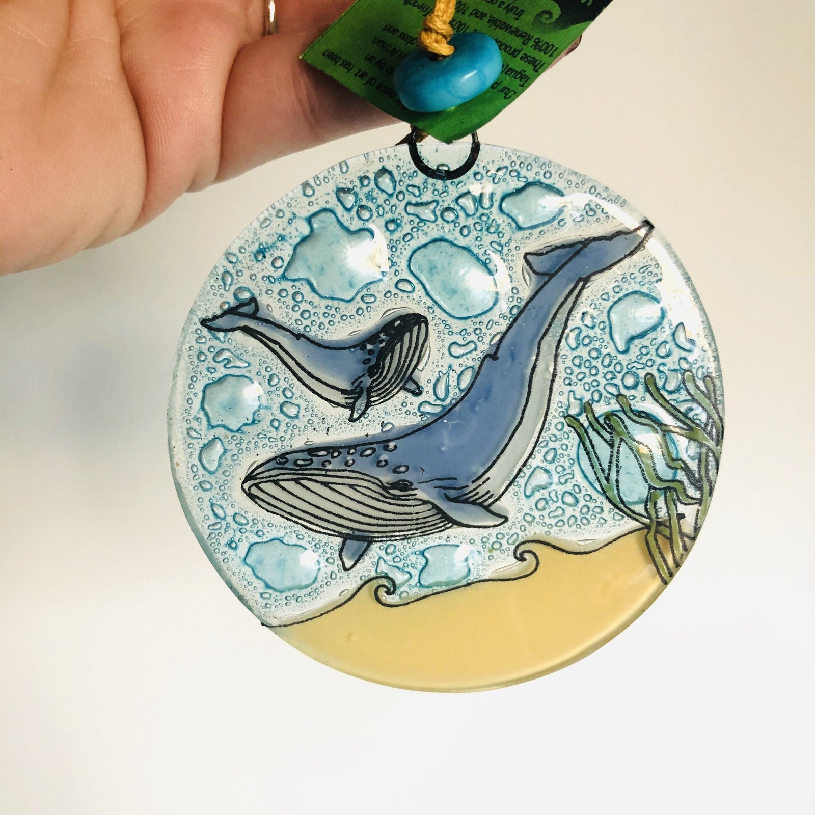 Fair Trade Ornament 130 Luke Adams Glass Blowing Studio 