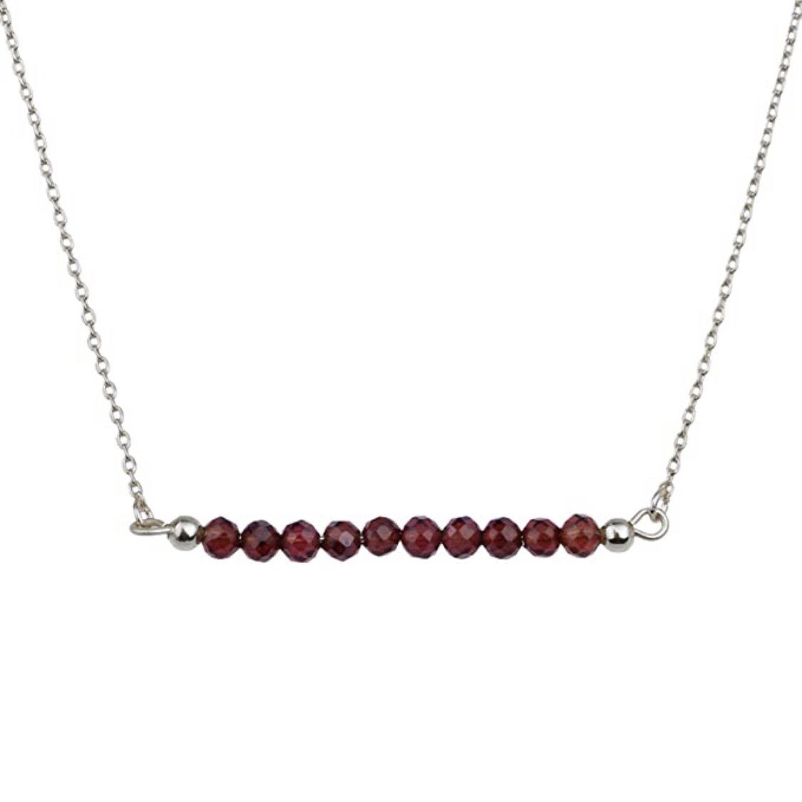 Birthstone Bar Necklace - The Vintage Pearl