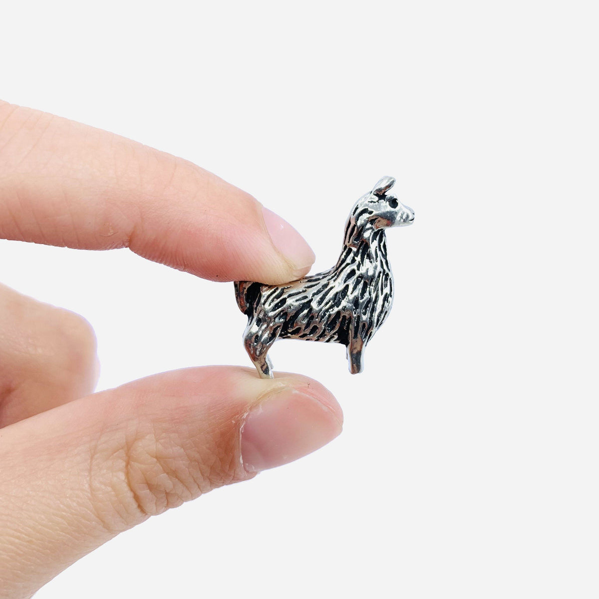 Miniature Pewter Figurine, Llama Basic Spirit 