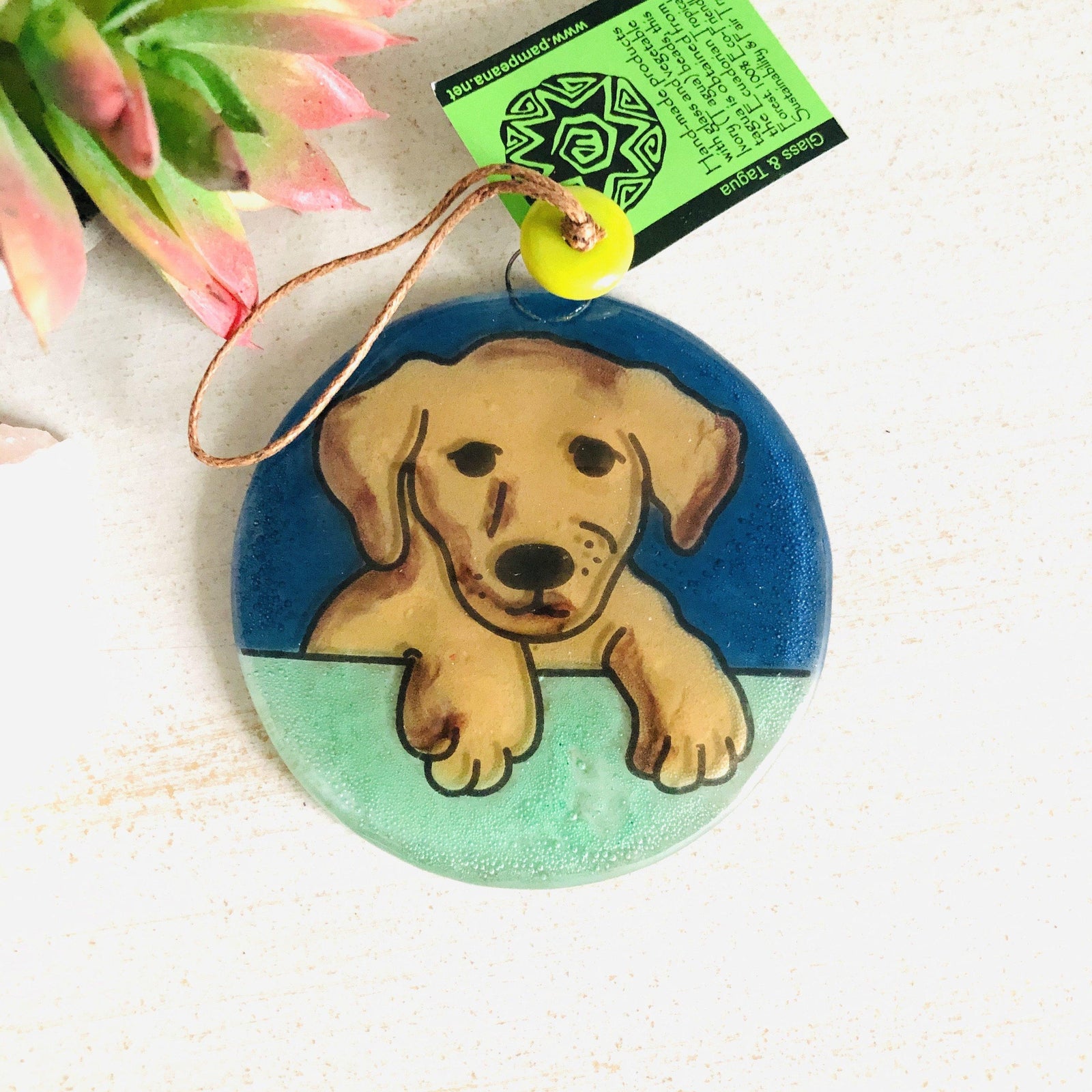 Fair Trade Ornament 117 Luke Adams Glass Blowing Studio 