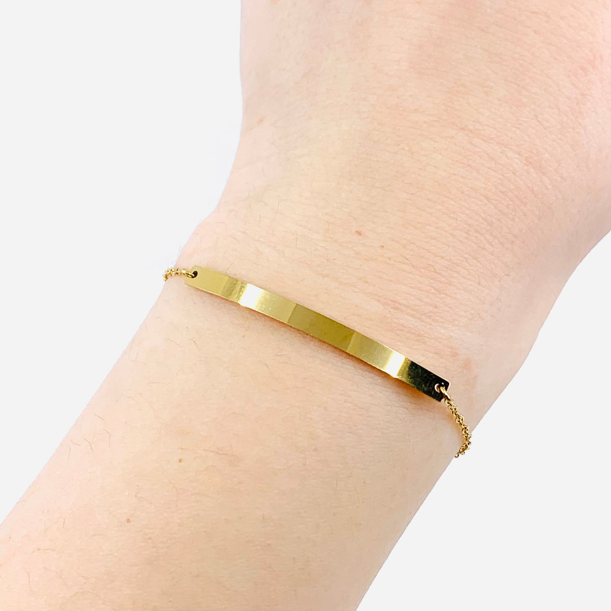 Single Bar Bracelet - Gold 