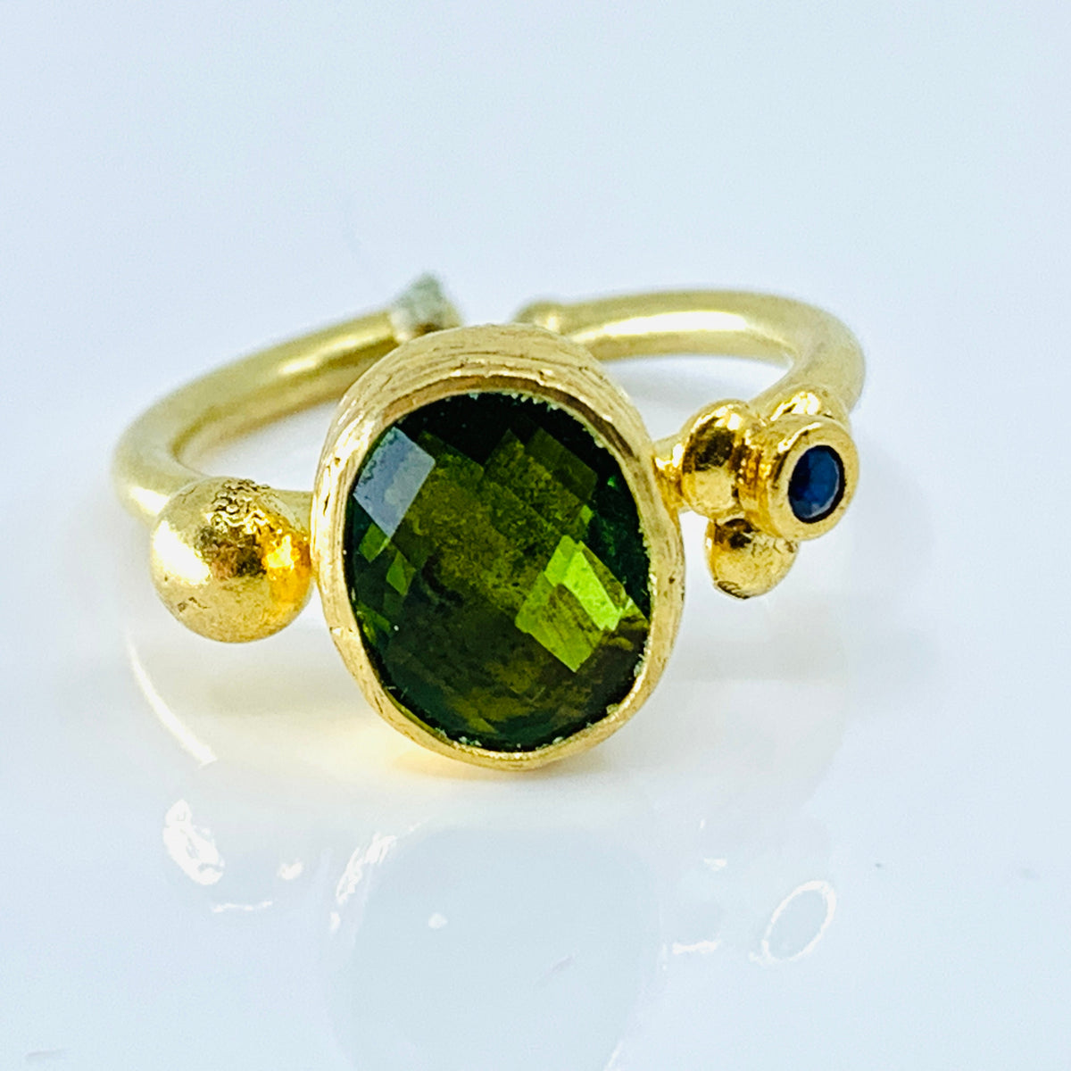 Turkish Brass Adjustable Ring 8 Jewelry Ikat Jewelry 