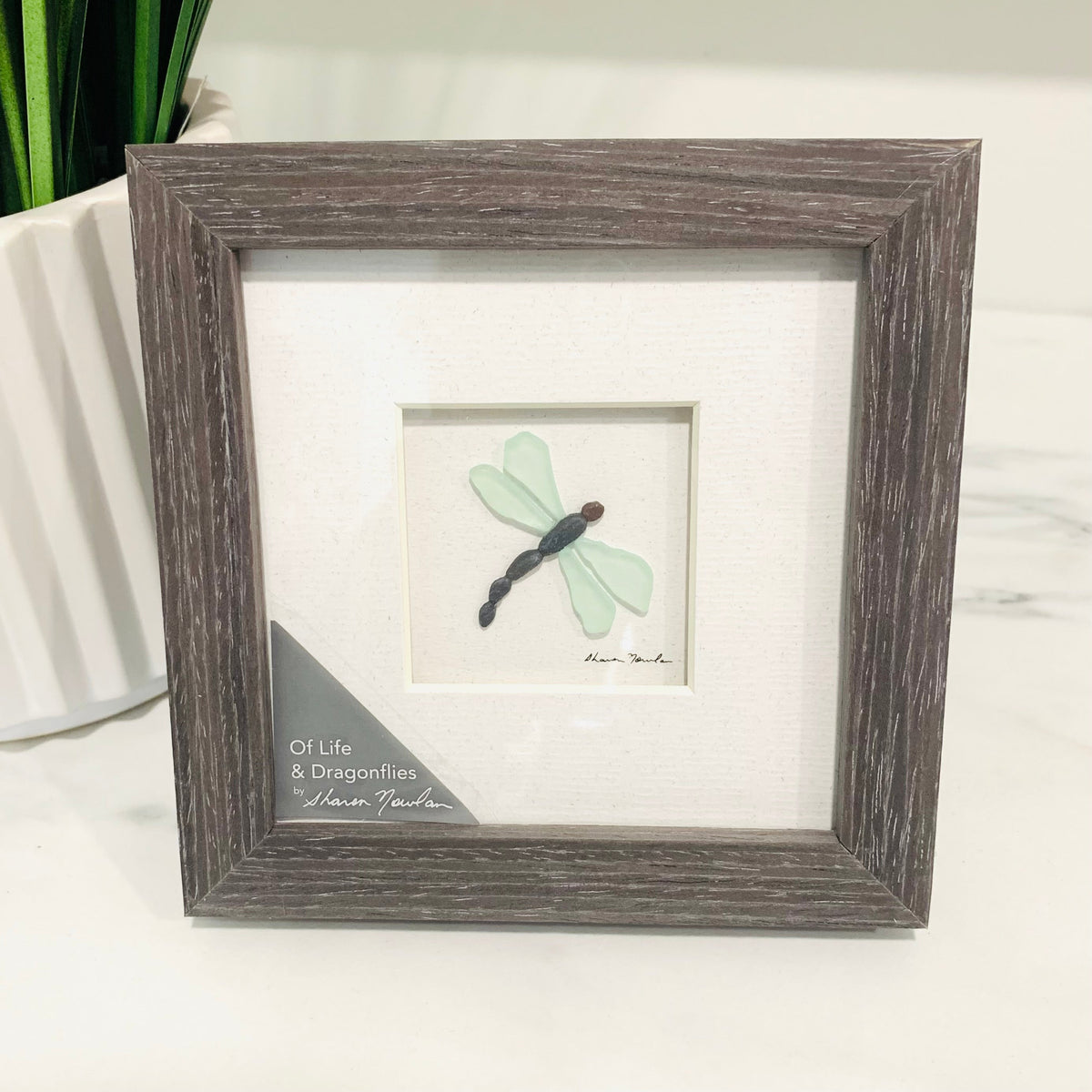 Shadow Box Frame, Of Life & Dragonflies Decor Demdaco 