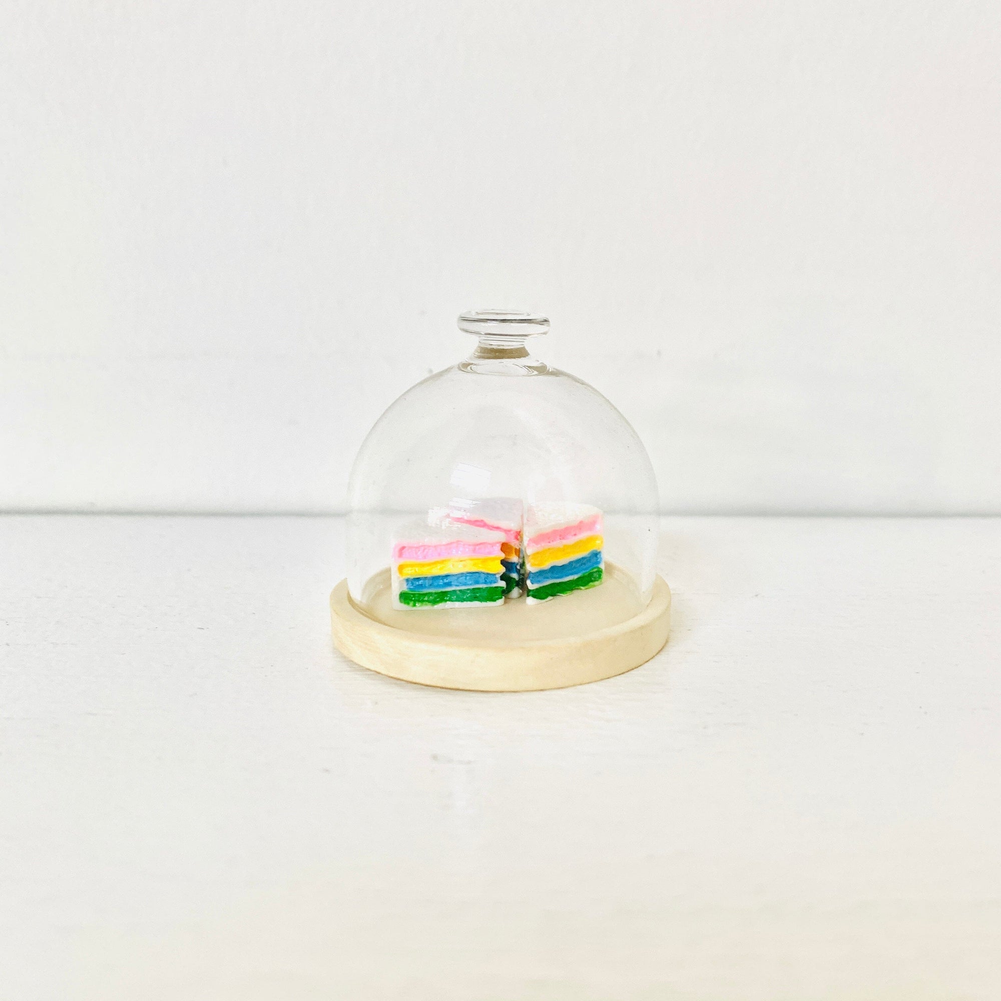 Tiniest Glass Pastry Dome Miniature - 