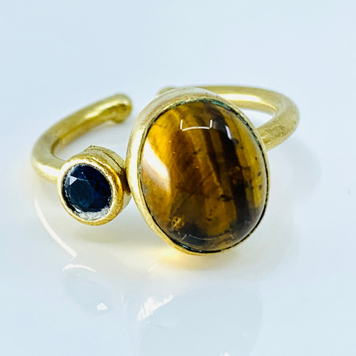 Turkish Brass Adjustable Ring 7 Jewelry Ikat Jewelry 