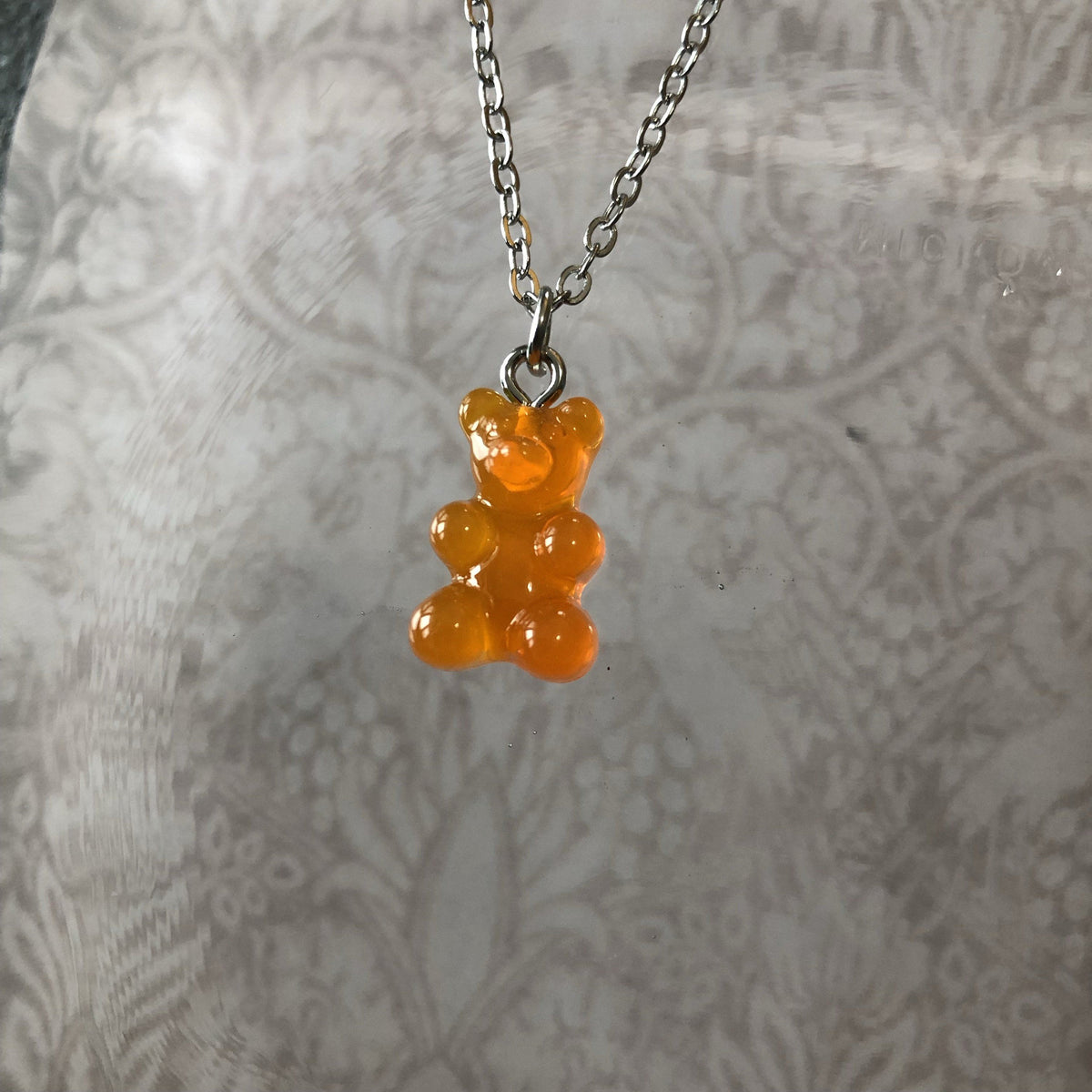Gummy Bear Pendants Luke Adams Glass Blowing Studio Orange 