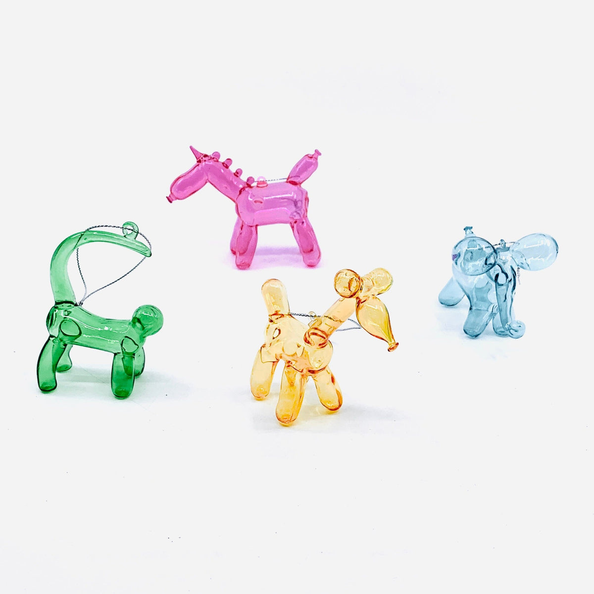 Balloon Animal Glass Ornaments Ornament One Hundred 80 Degrees 