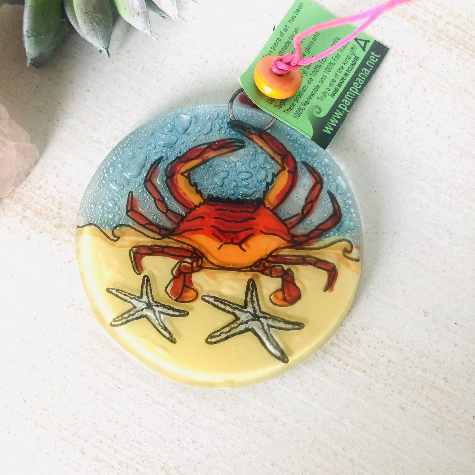 Fair Trade Ornament 124 Luke Adams Glass Blowing Studio 