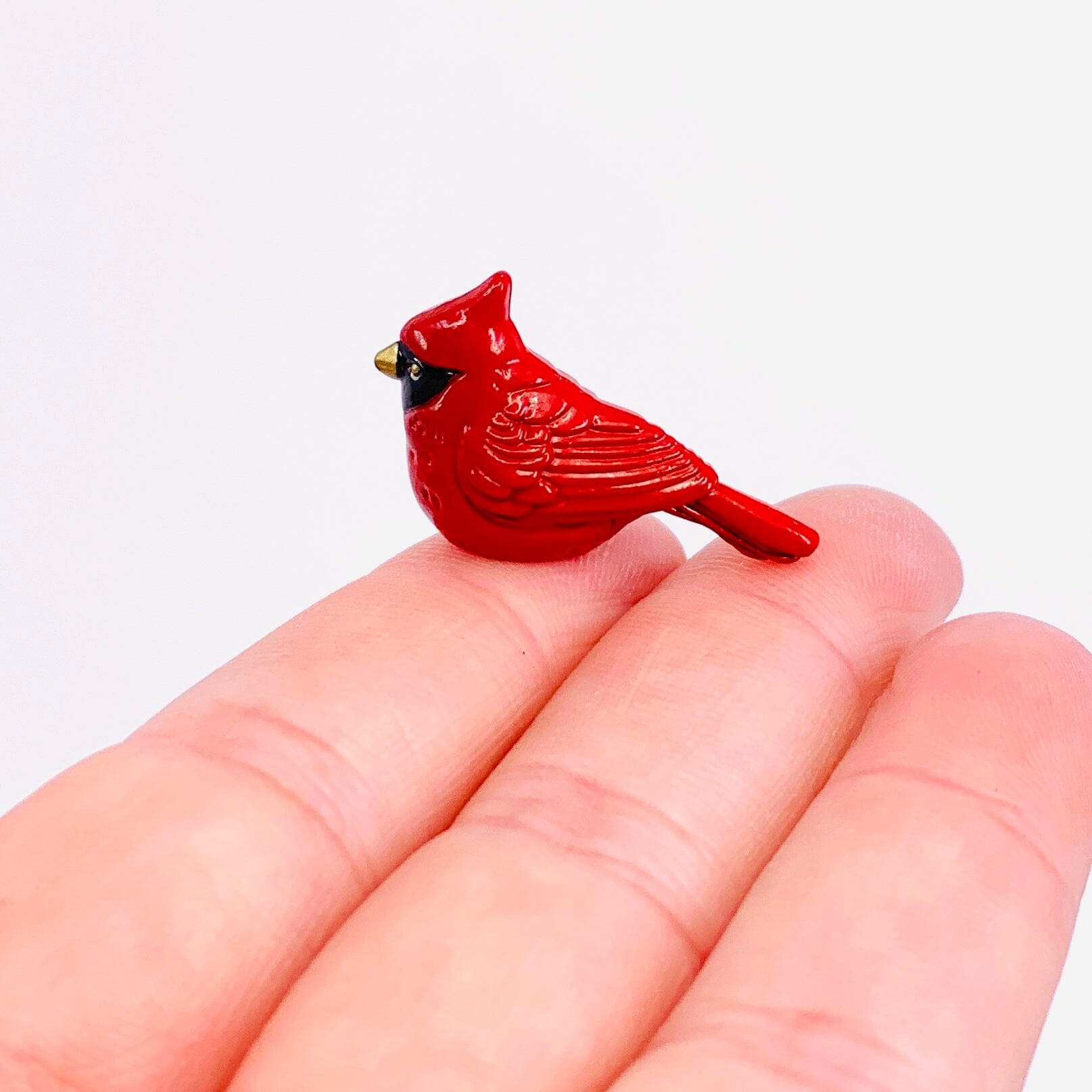 Lucky Little Cardinal Pocket Charm Miniature GANZ 